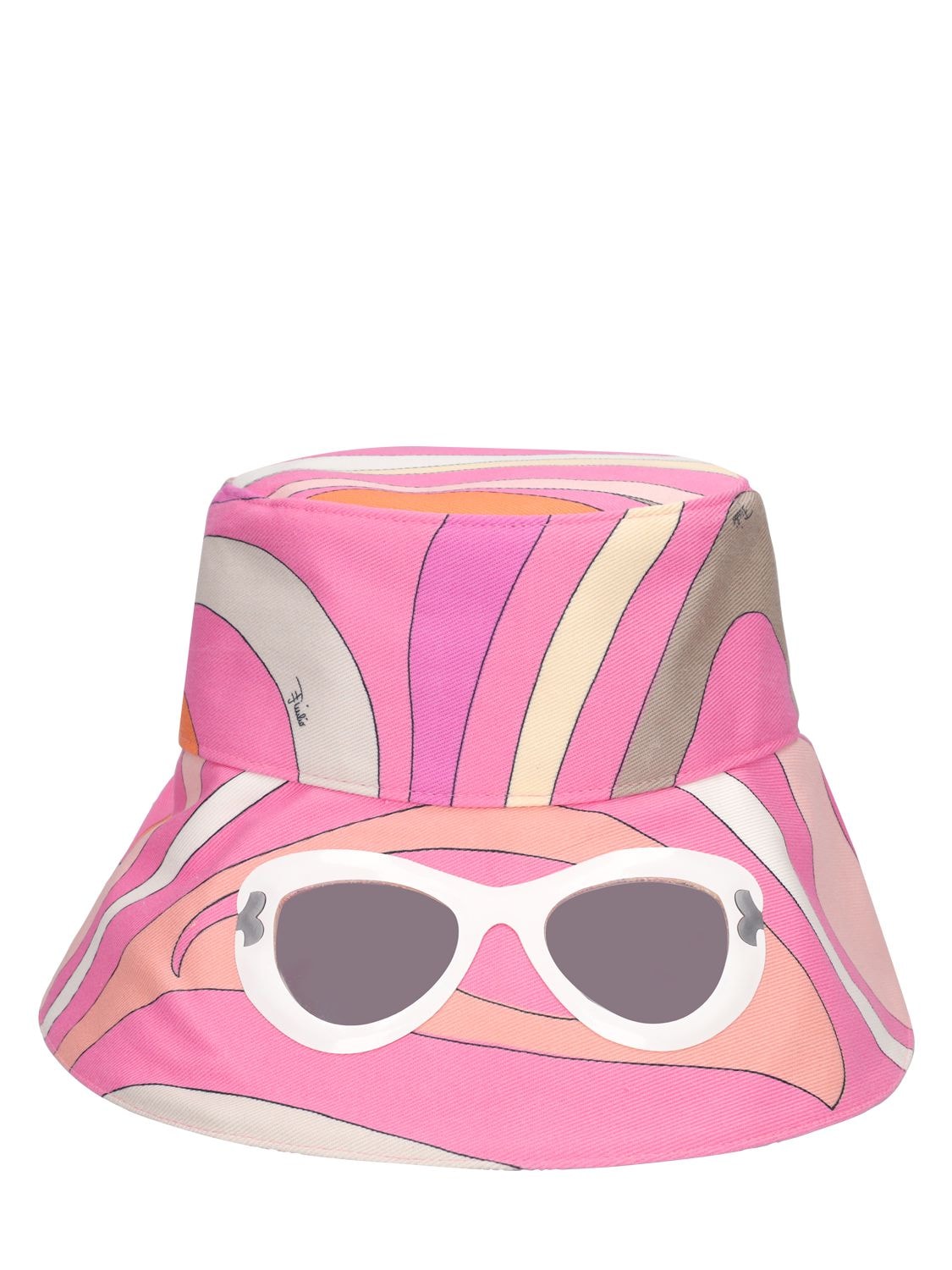 Pucci Graphic-print Bucket Hat In Pink