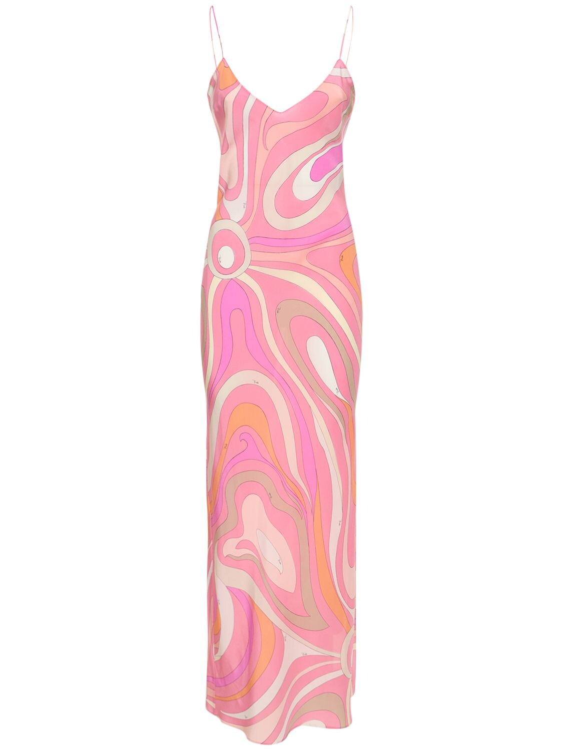 Emilio Pucci 3RRI06 3R763 LONG Dress Pink