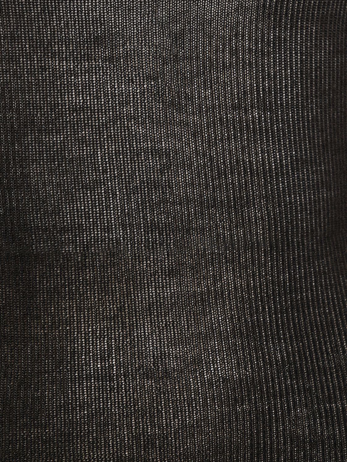 Shop Versace Seamless Rib Knit Turtleneck Sweater In Black