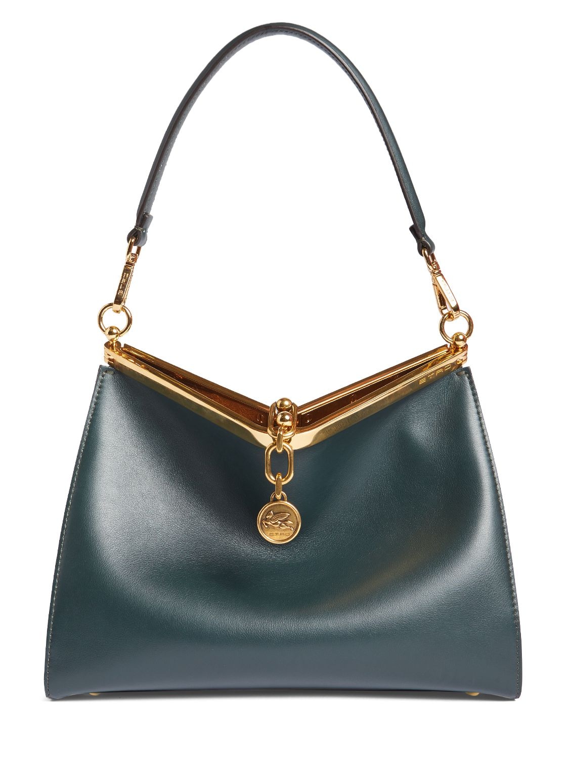 Medium Vela Leather Shoulder Bag – WOMEN > BAGS > SHOULDER BAGS