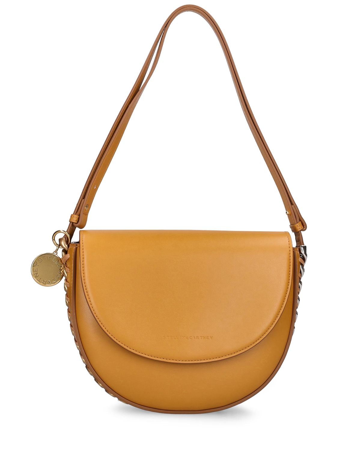 Stella Mccartney Medium Alter Mat Faux Leather Bag In Ochre