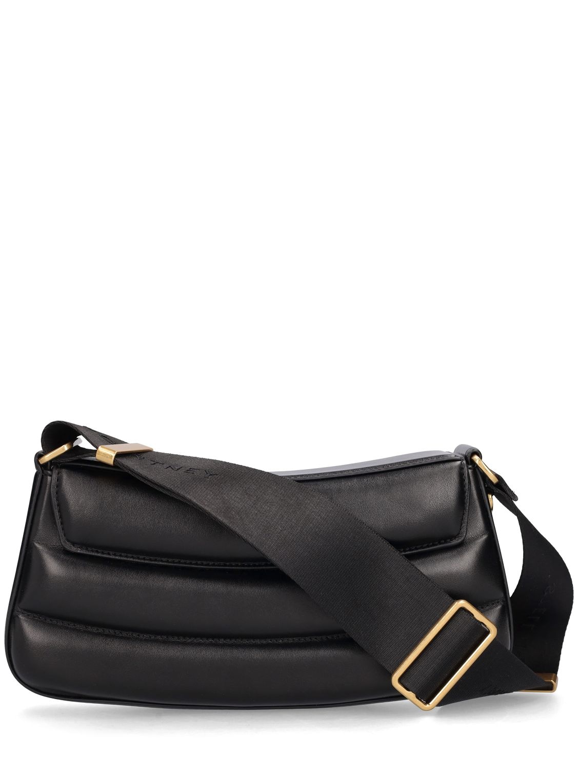 Shop Stella Mccartney Alter Mat Padded Faux Leather Bag In Black