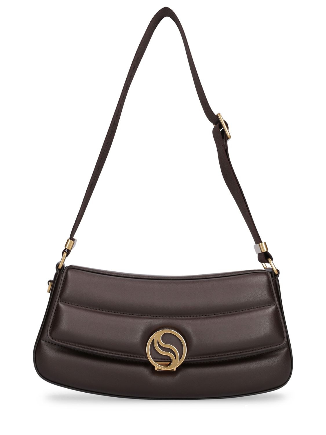 Stella Mccartney Alter Mat Padded Faux Leather Bag In Choco Brown