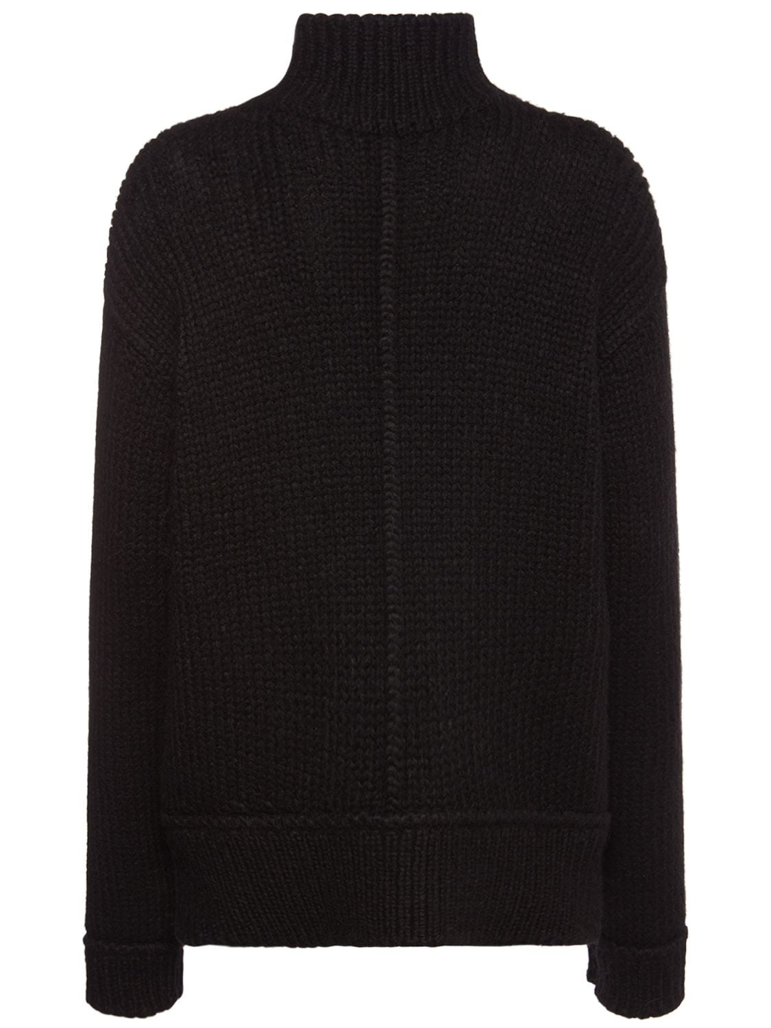 Shop Tom Ford Alpaca Blend Turtleneck Sweater In Black