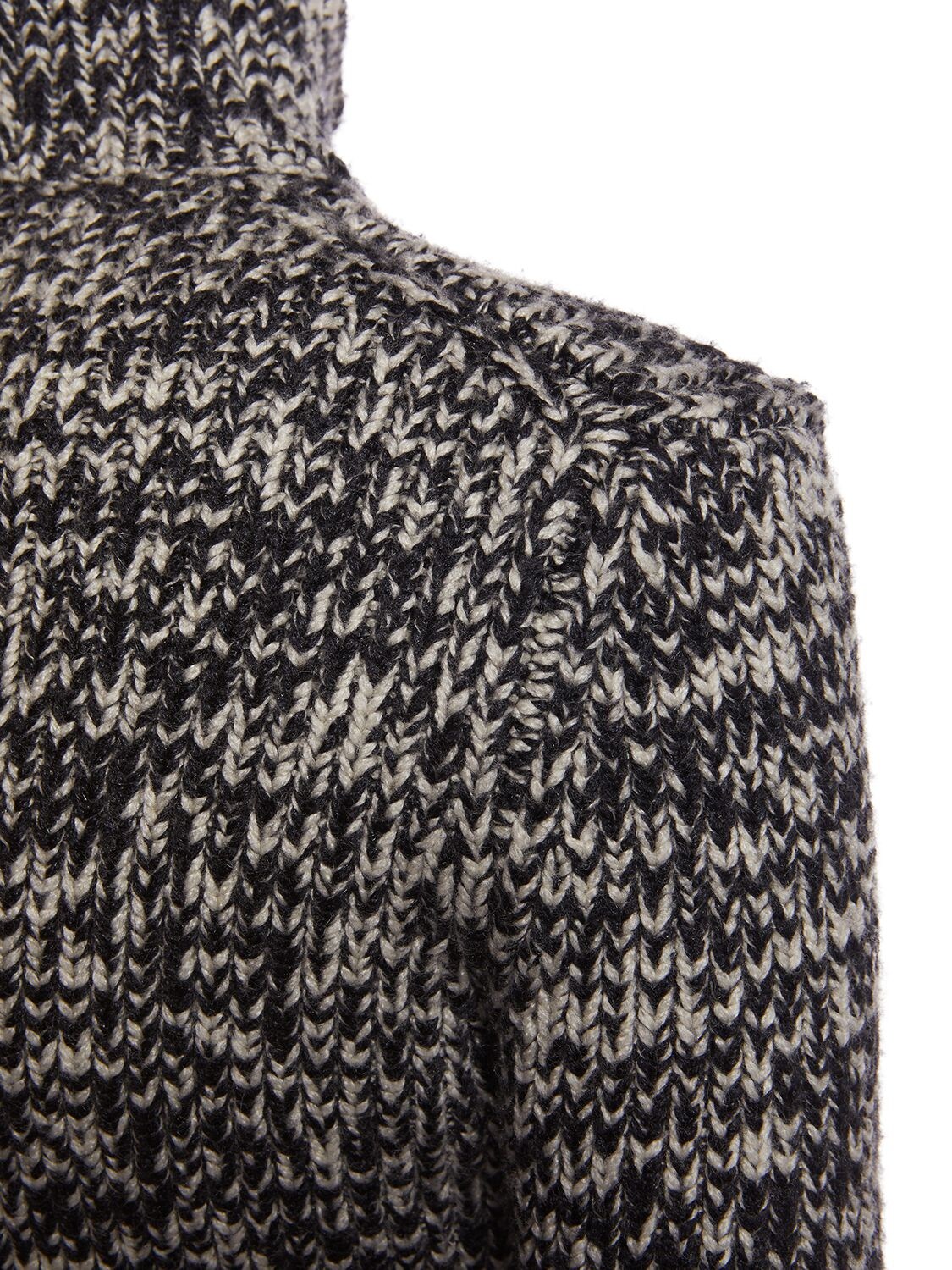 Shop Tom Ford Wool & Silk Knit Turtleneck Sweater In Multicolor