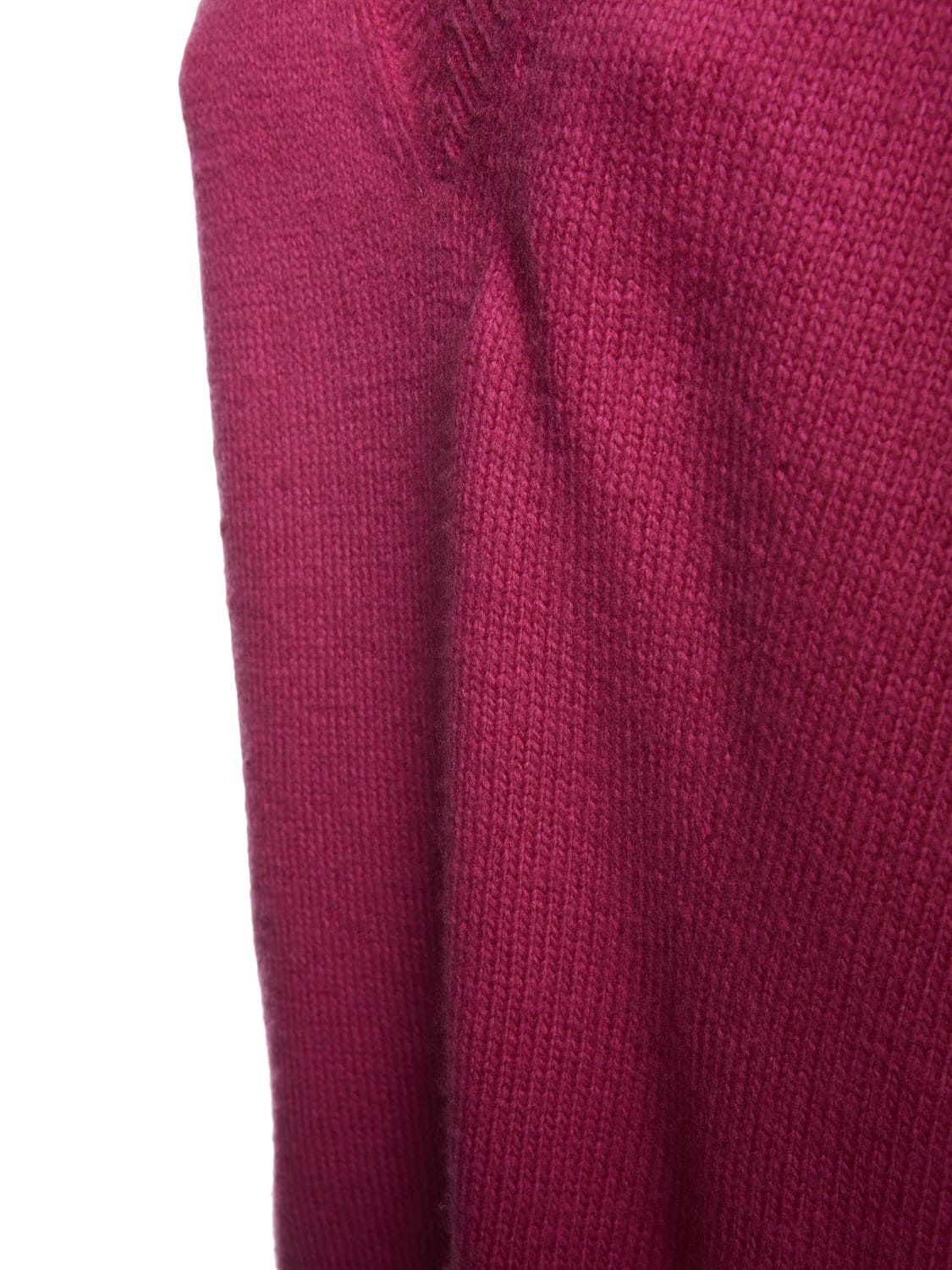 Shop Tom Ford Chunky Wool & Cashmere Knit Sweater In Fuchsia