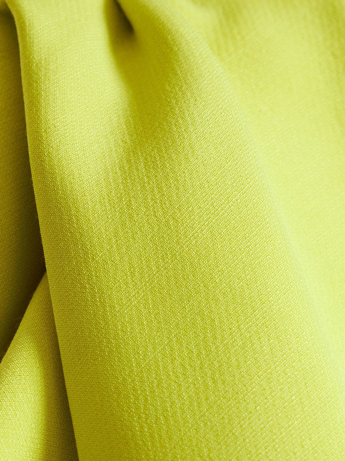 Shop Roland Mouret Asymmetric Silk & Wool Midi Dress In Yellow
