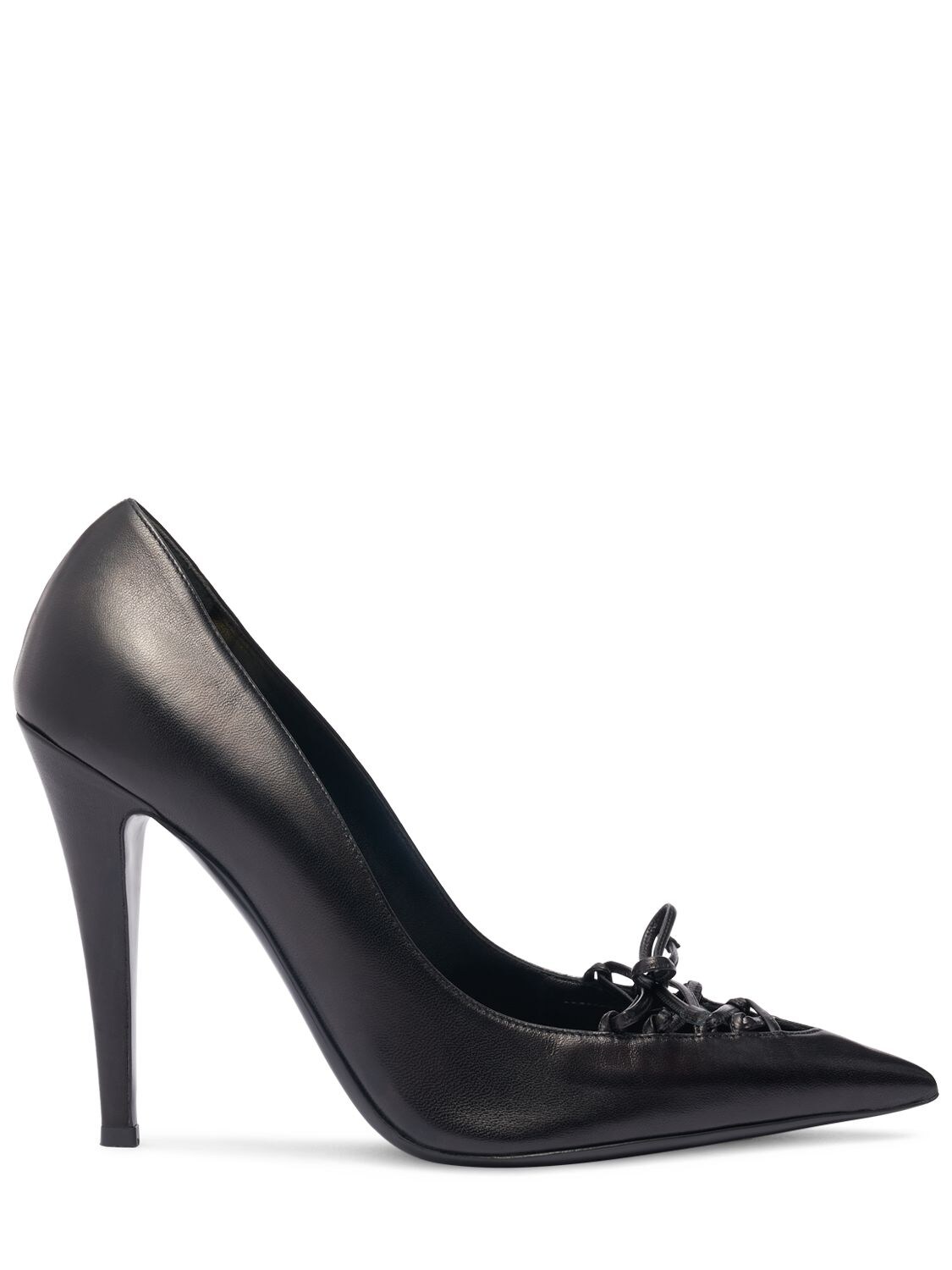 TOM FORD 105MM CORSET LEATHER PUMPS