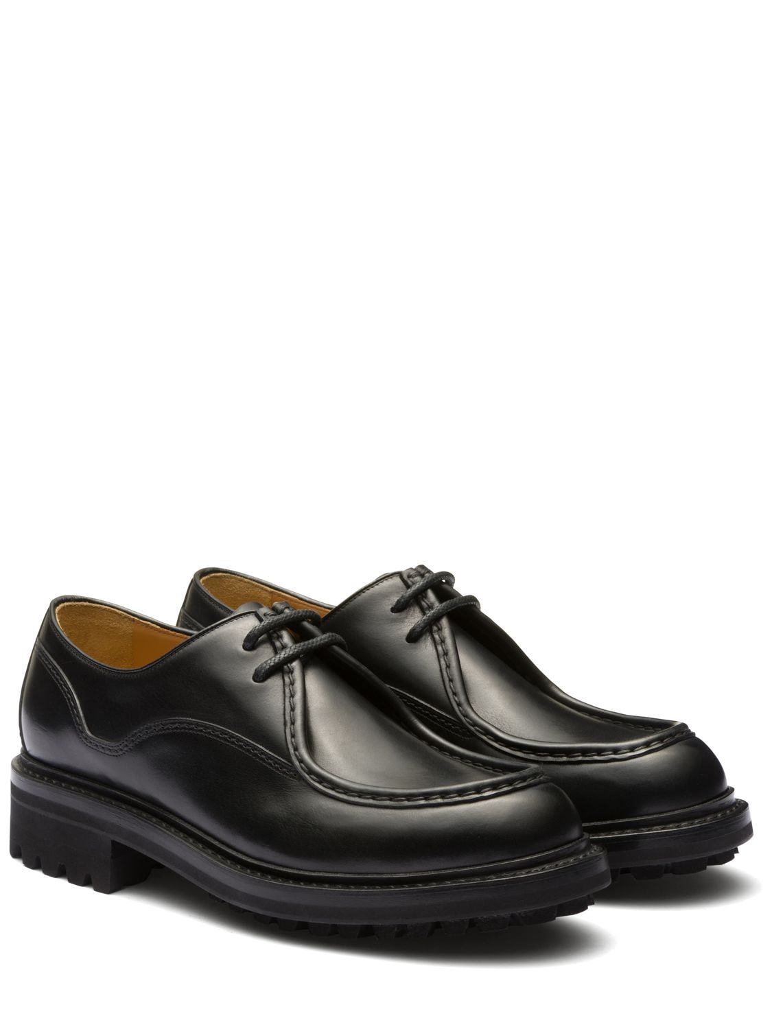 Shop Church's Lymington Leather Lace-up Shoes In Black