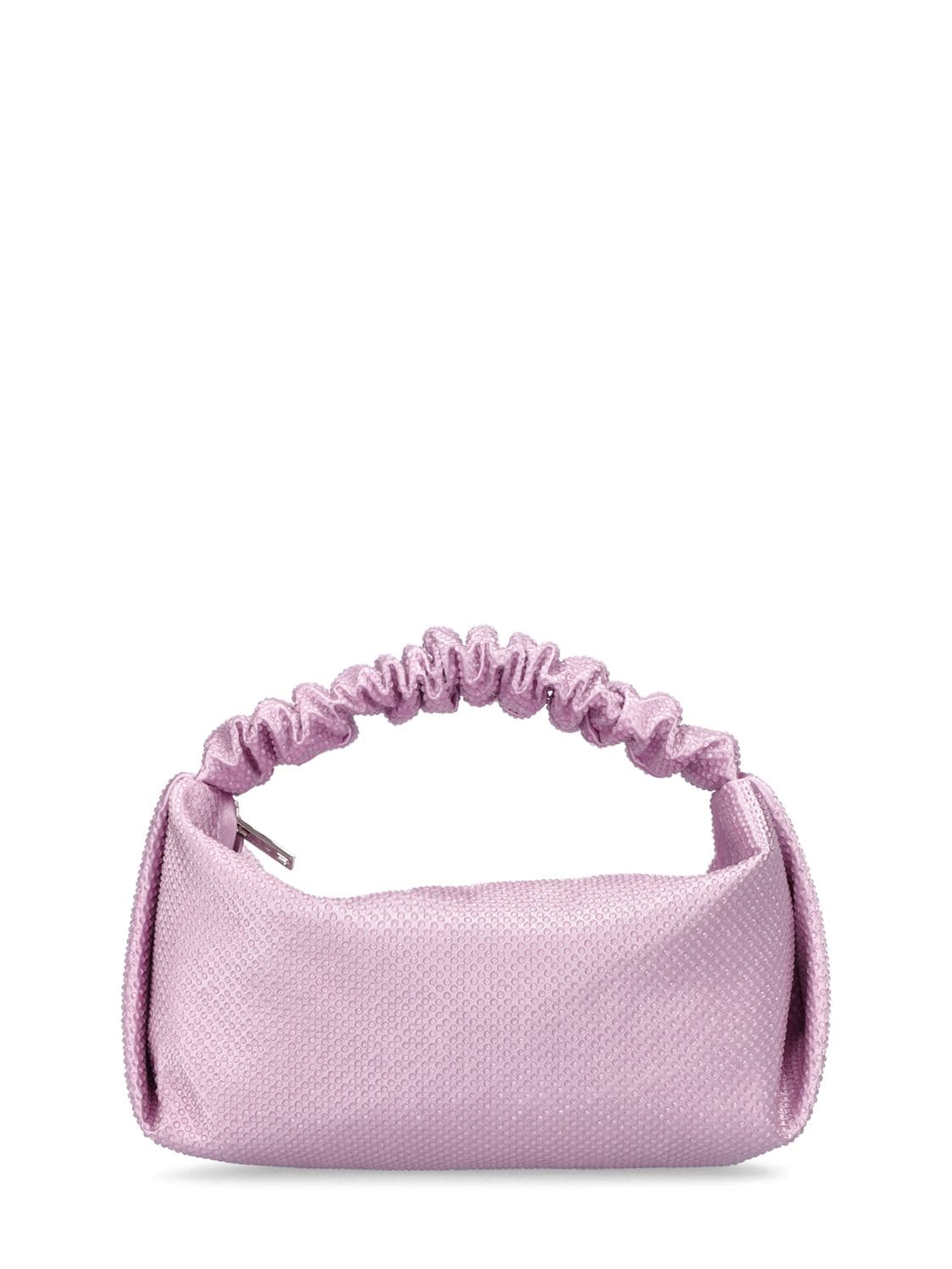 Mini Scrunchie Crystals Top Handle Bag