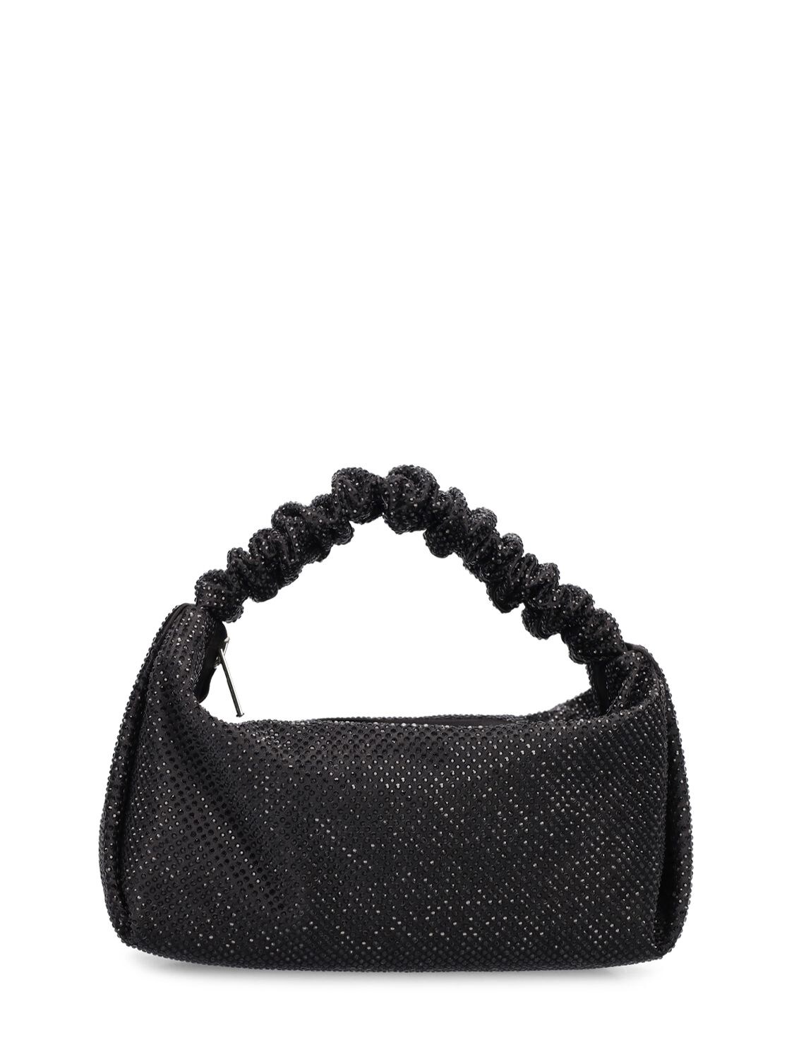 ALEXANDER WANG Mini Scrunchie Crystals Top Handle Bag