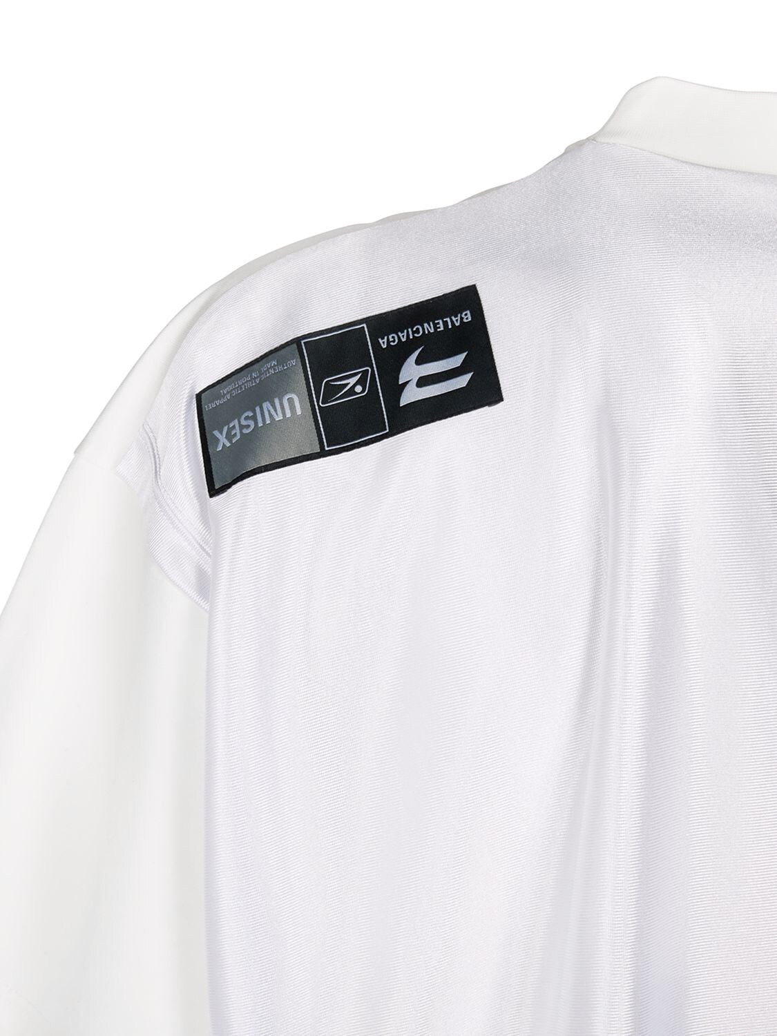Shop Balenciaga Unity Vintage Cotton Jersey T-shirt In White