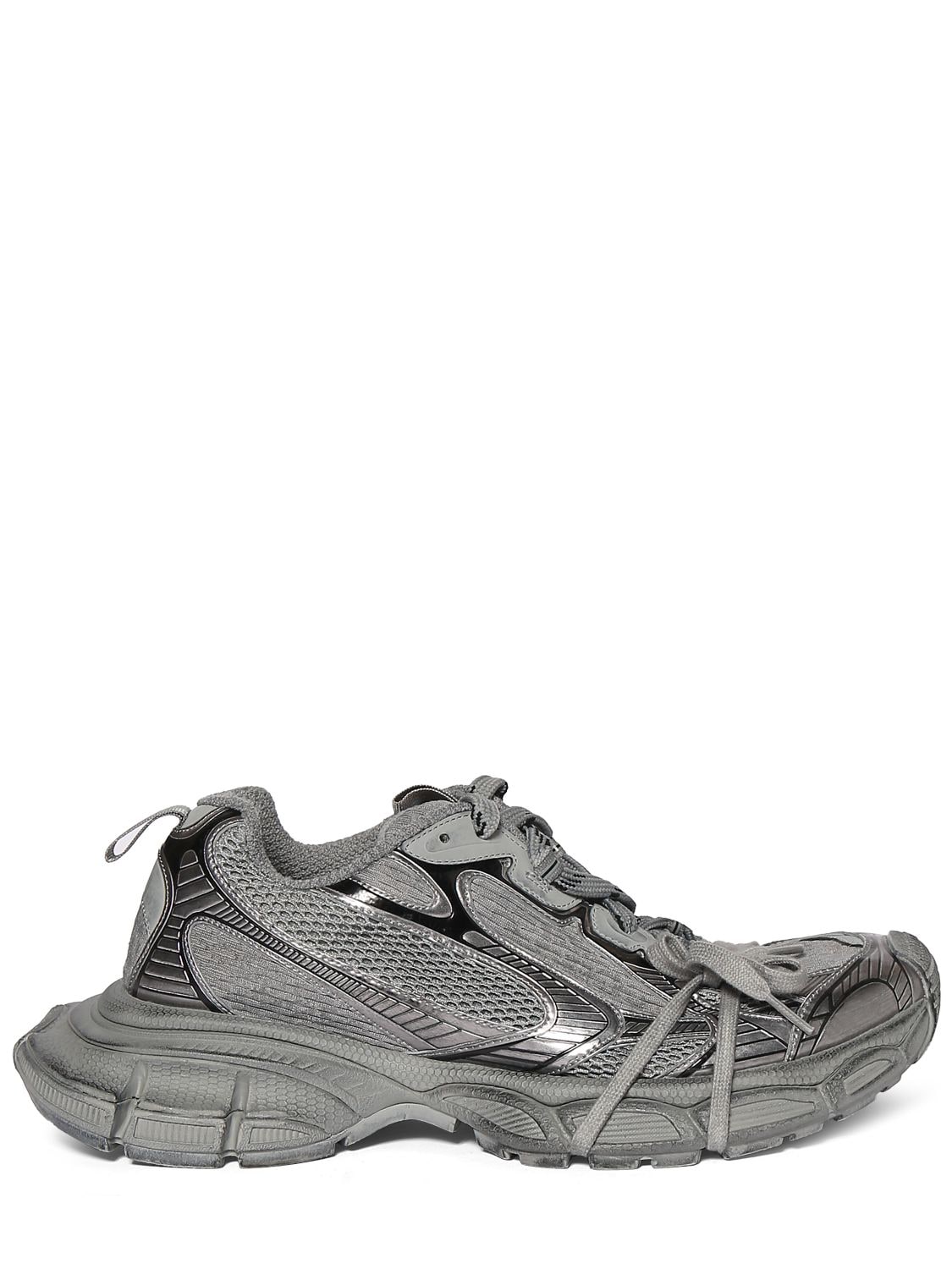 Shop Balenciaga 3xl Sneakers In Grey,black