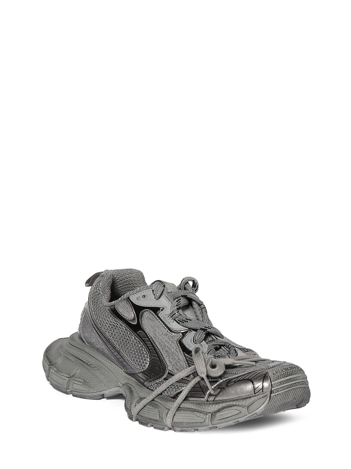 Shop Balenciaga 3xl Sneakers In Grey,black