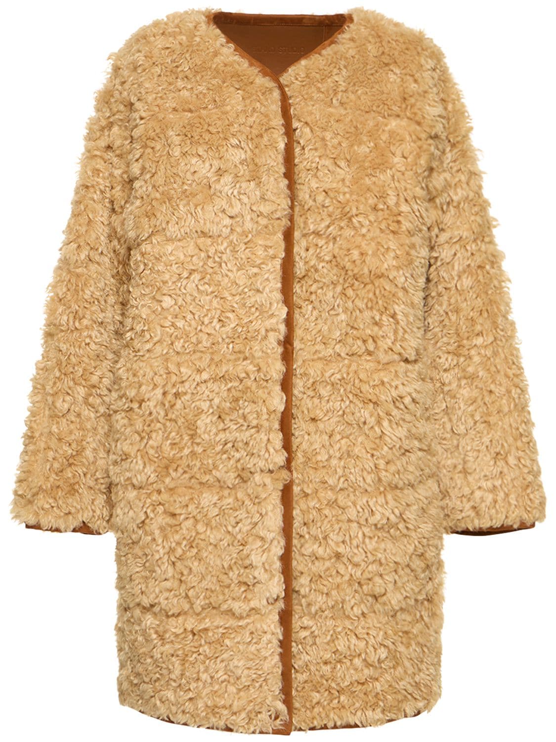 Image of Paola Faux Shearling Coat