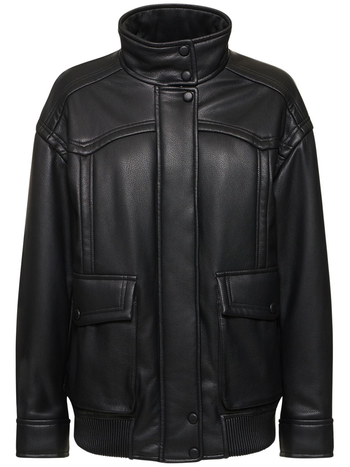 Image of Jocelyn Faux Leather Jacket
