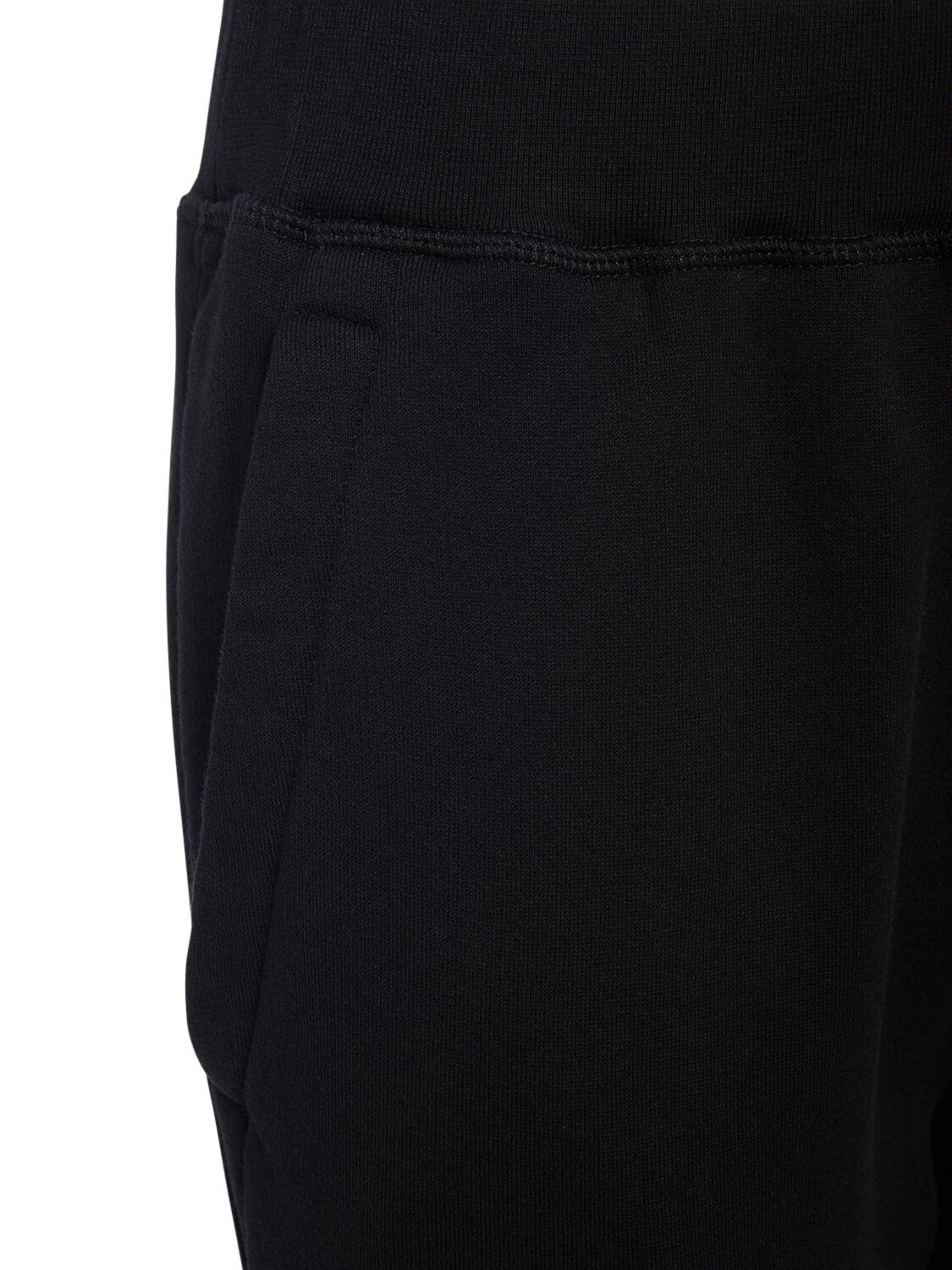 Shop Dsquared2 Icon Printed Cotton Ski Pants In Black,white