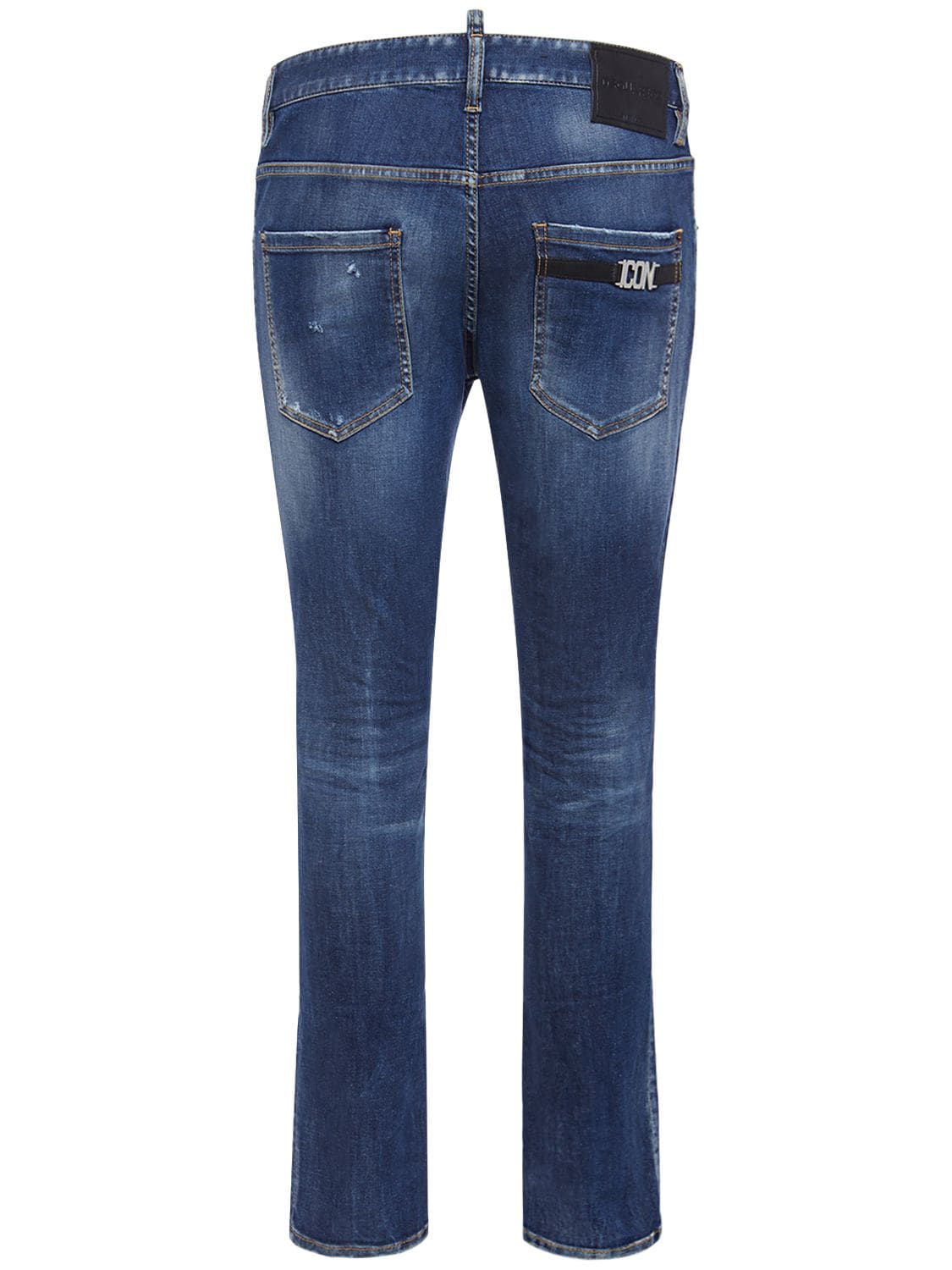 Image of Skater Cotton Denim Jeans