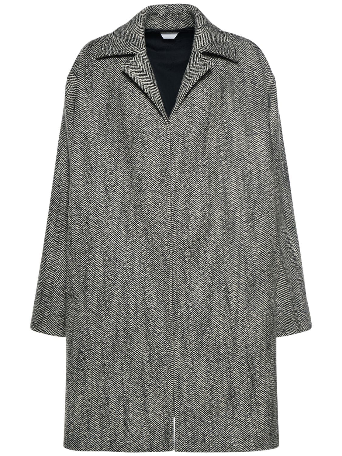 Image of Felted Wool Chevron Carcoat