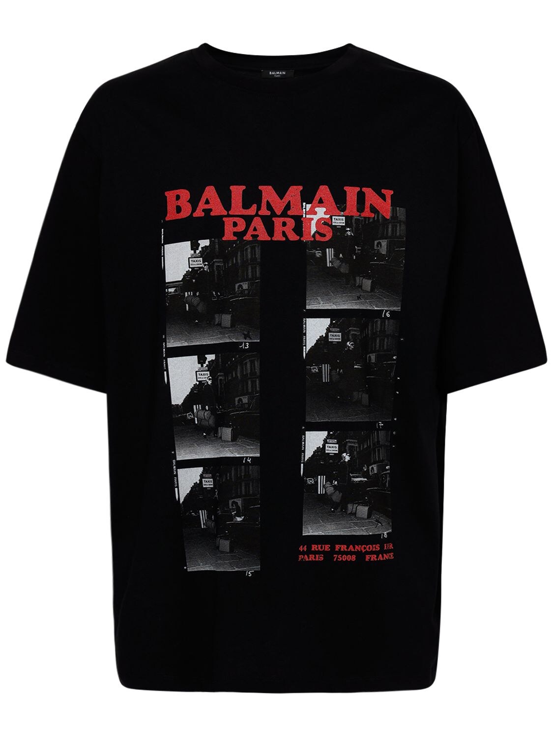 Balmain 44 Printed Cotton T-shirt – MEN > CLOTHING > T-SHIRTS