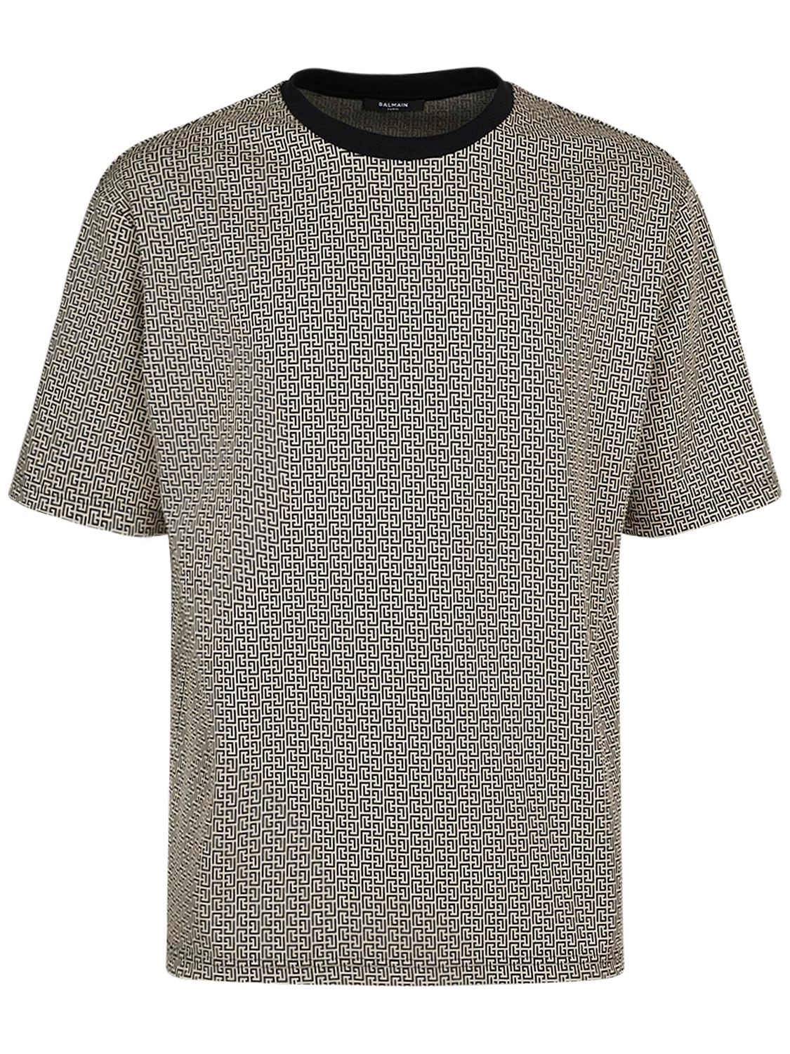 Mini Monogram Viscose Jacquard T-shirt – MEN > CLOTHING > T-SHIRTS