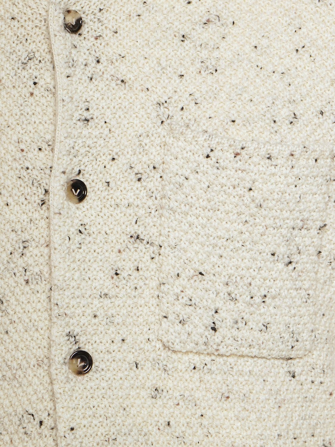 Shop Bottega Veneta Textured Knit Wool Shirt In Dove