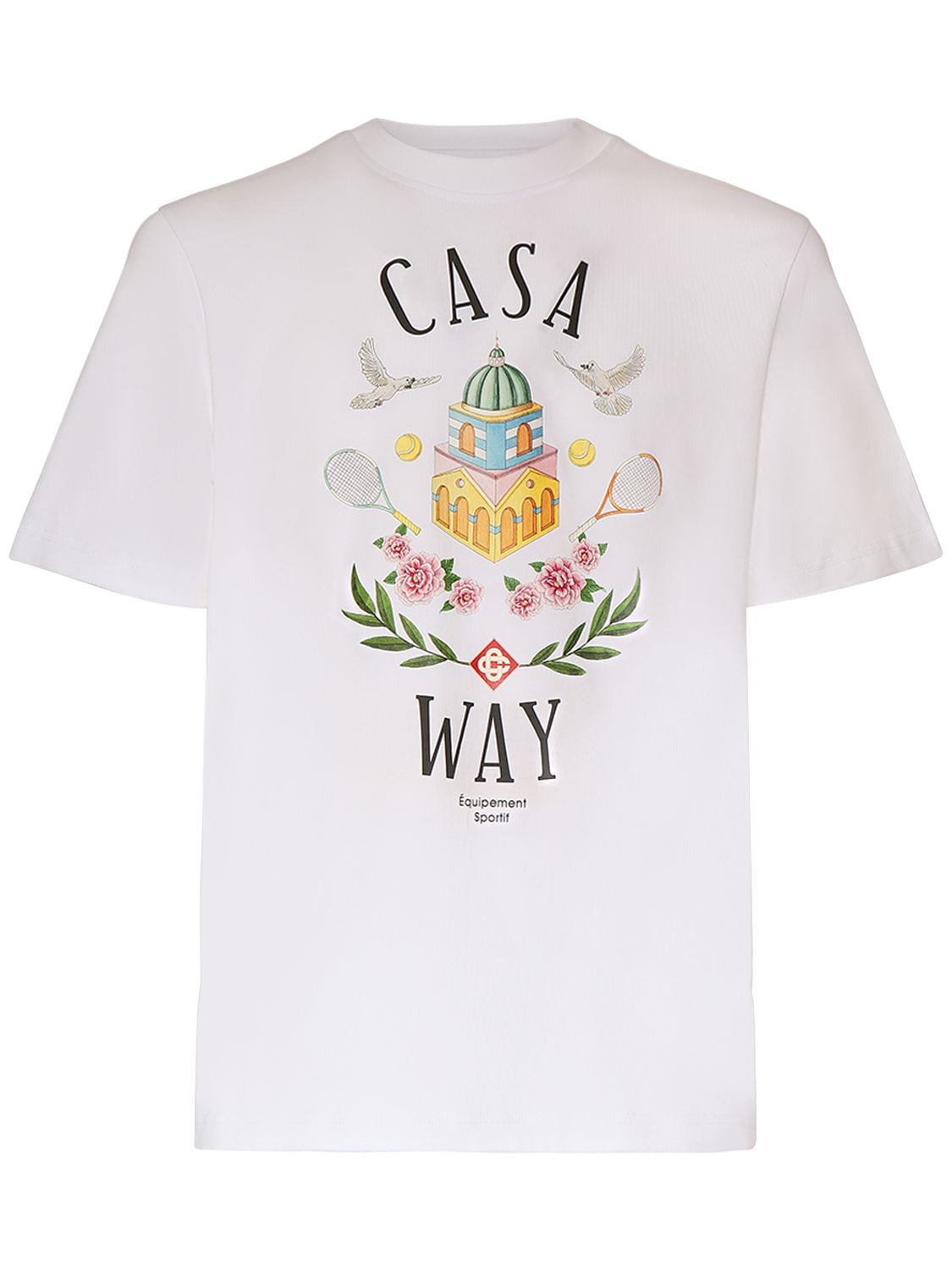 Image of Casa Way Print Organic Cotton T-shirt