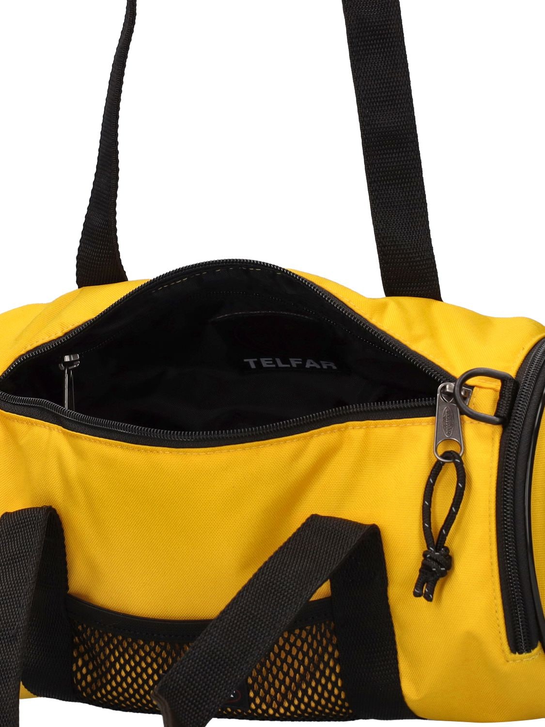 Shop Eastpak X Telfar 7l Medium Telfar Duffle Bag In Telfar Yellow