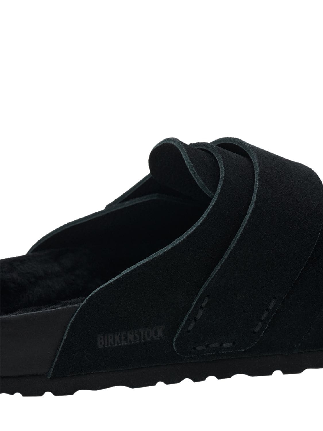 Shop Birkenstock Tekla Nagoya Suede Loafer In Black