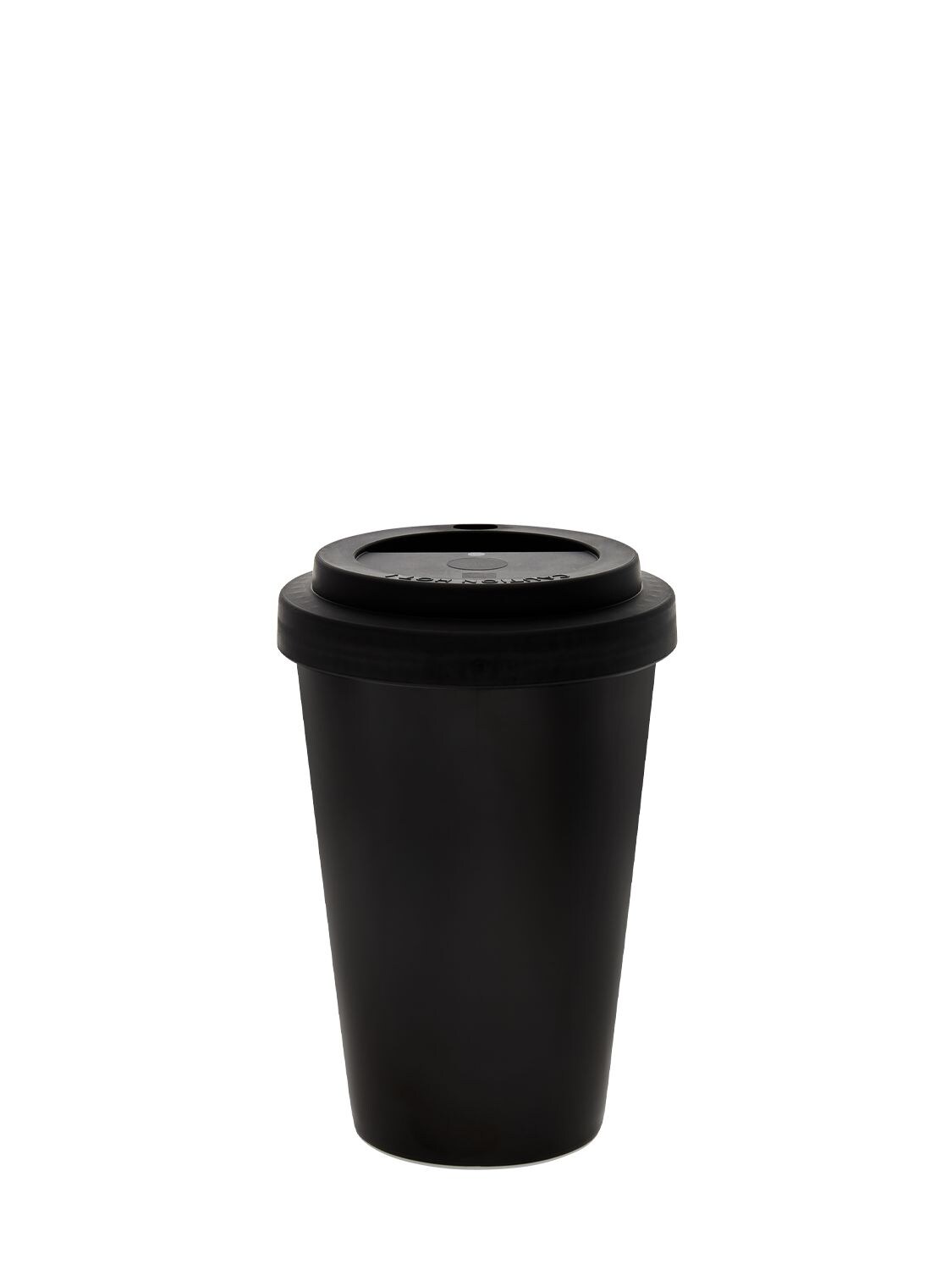 Shop Balenciaga Paris Porcelain Coffee Cup In Black