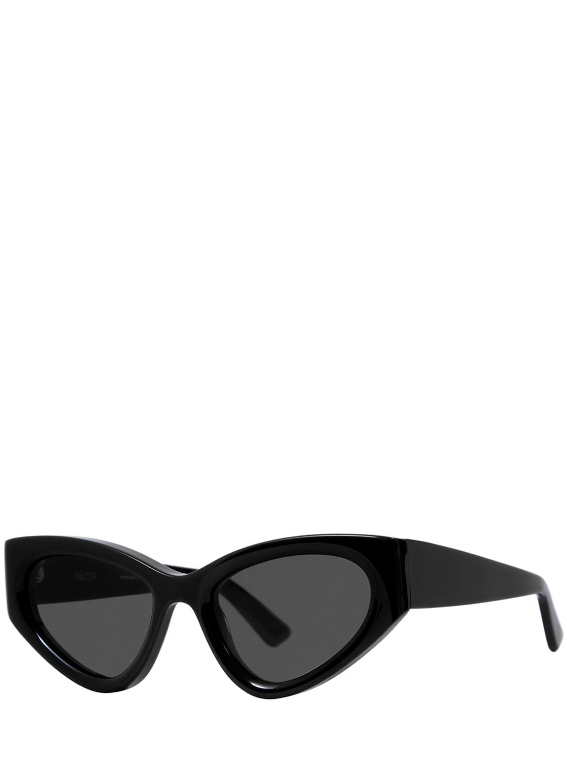 Shop Delarge Shapes Cat-eye Acetate Sunglasses In Schwarz