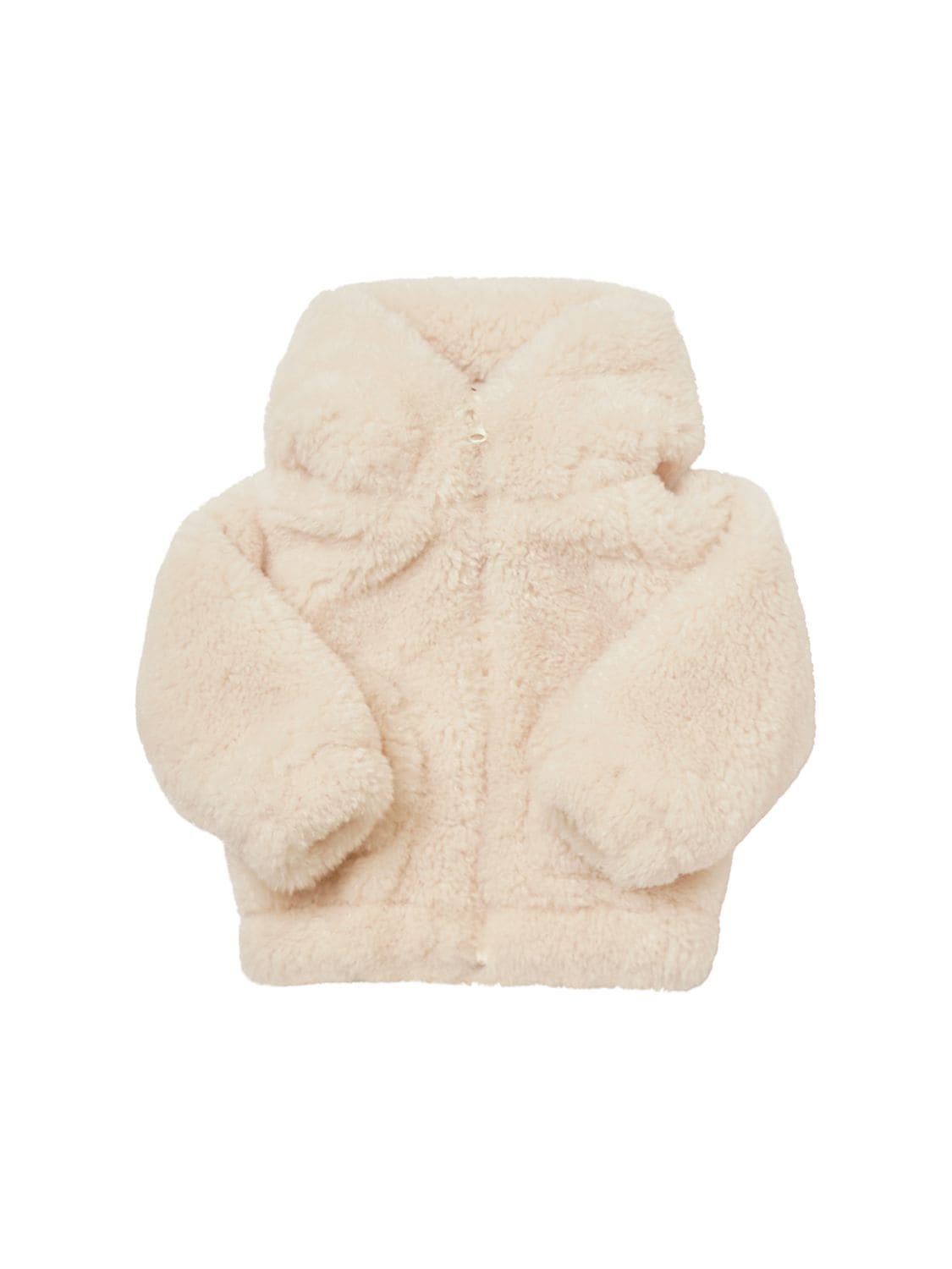 Image of Hooded Faux Fur Jacket W/ Ears