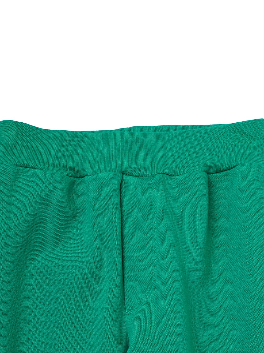 Shop Monnalisa Cotton Sweatpants In Green