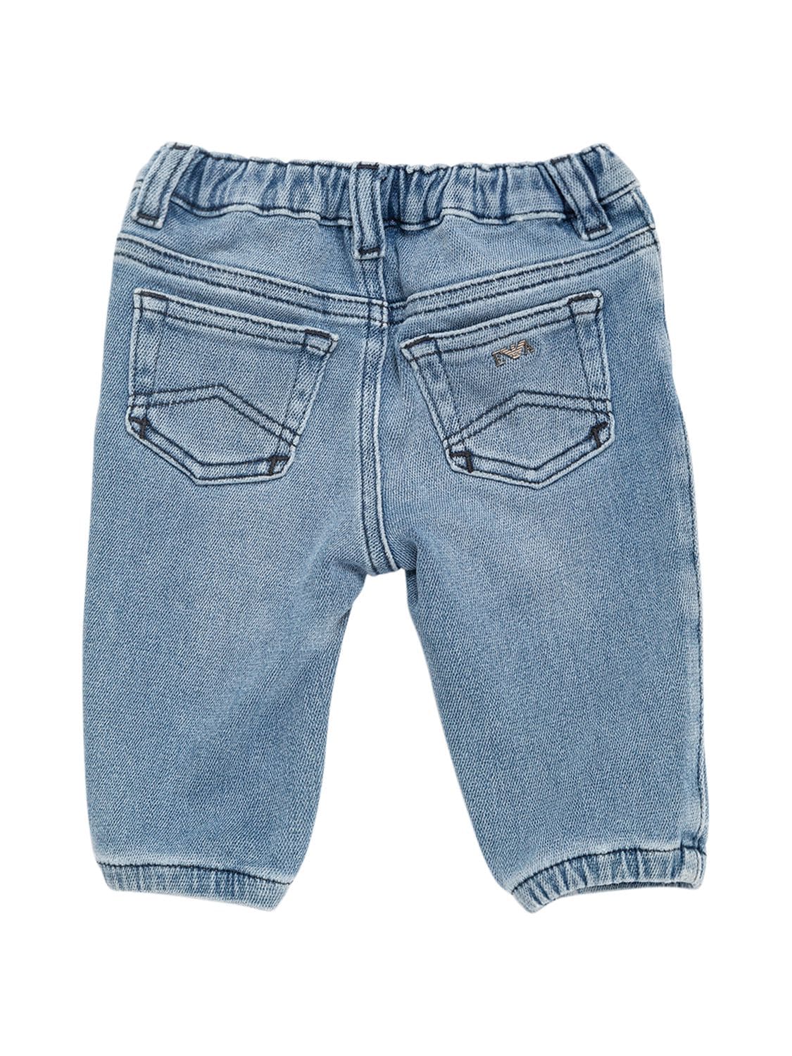 Shop Emporio Armani Slim Stretch Denim Jeans