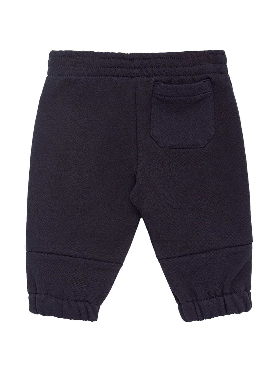 Shop Emporio Armani Smurfs Organic Cotton Sweatpants In Navy