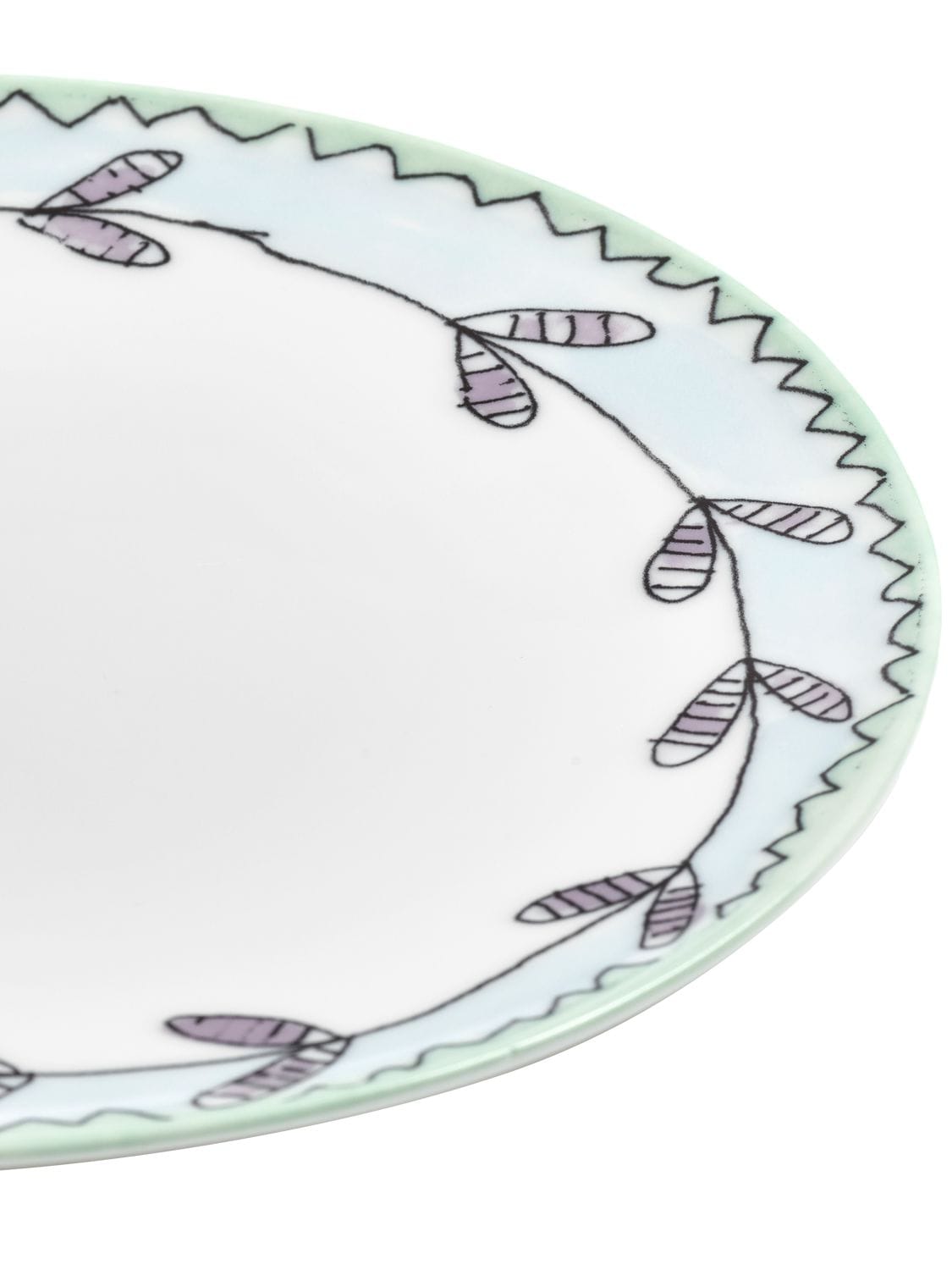 Marni By Serax Set Of 2 Blossom Milk Dessert Plates In White