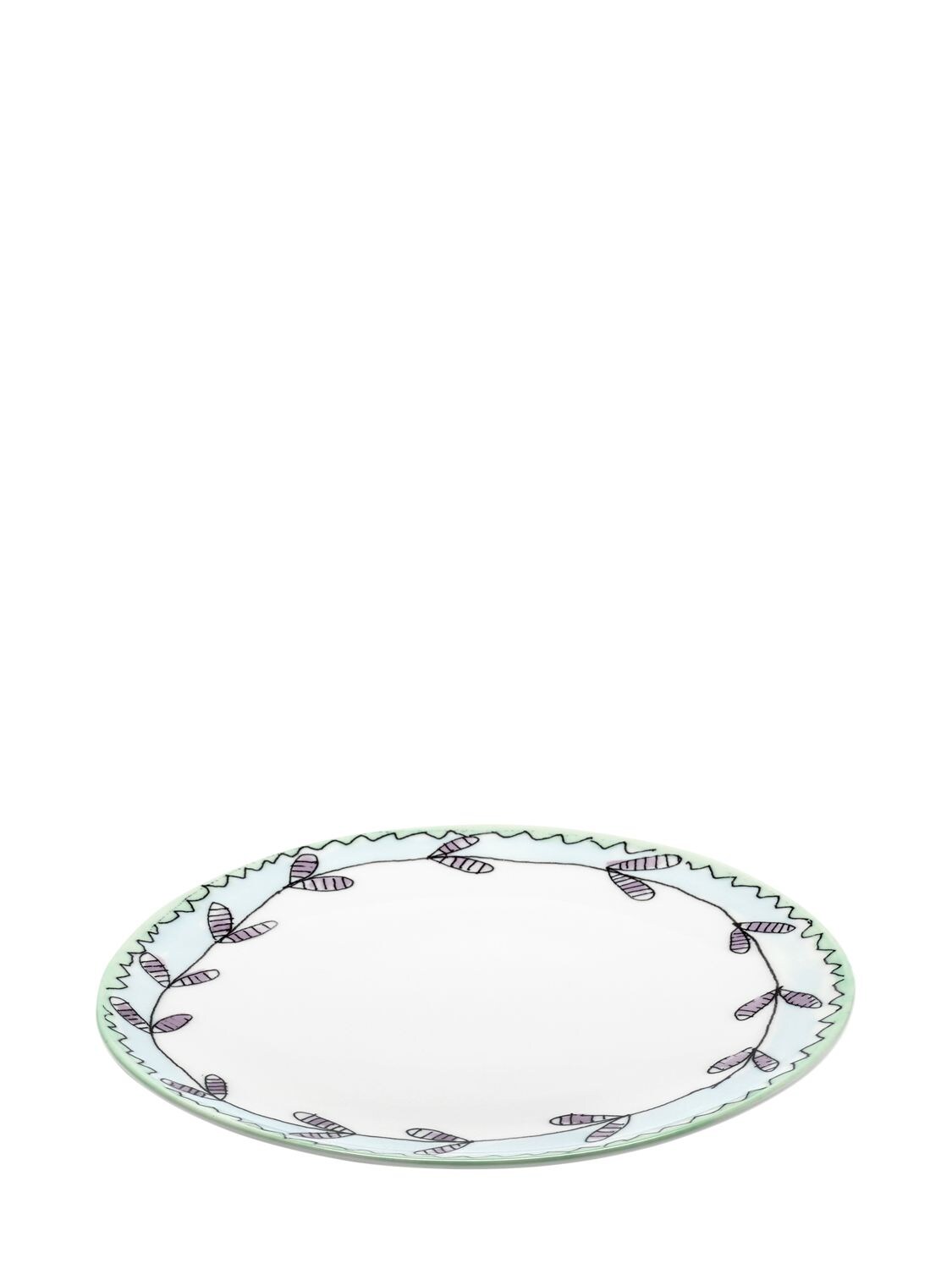Shop Marni By Serax Set Of 2 Blossom Milk Dessert Plates In White