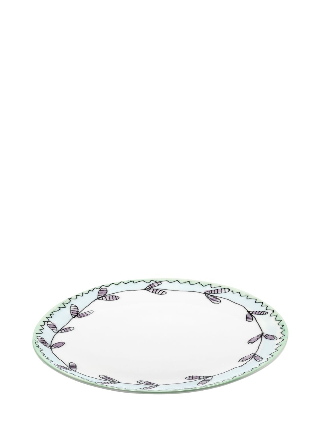 Marni By Serax Set Of 2 Blossom Milk Dessert Plates In White