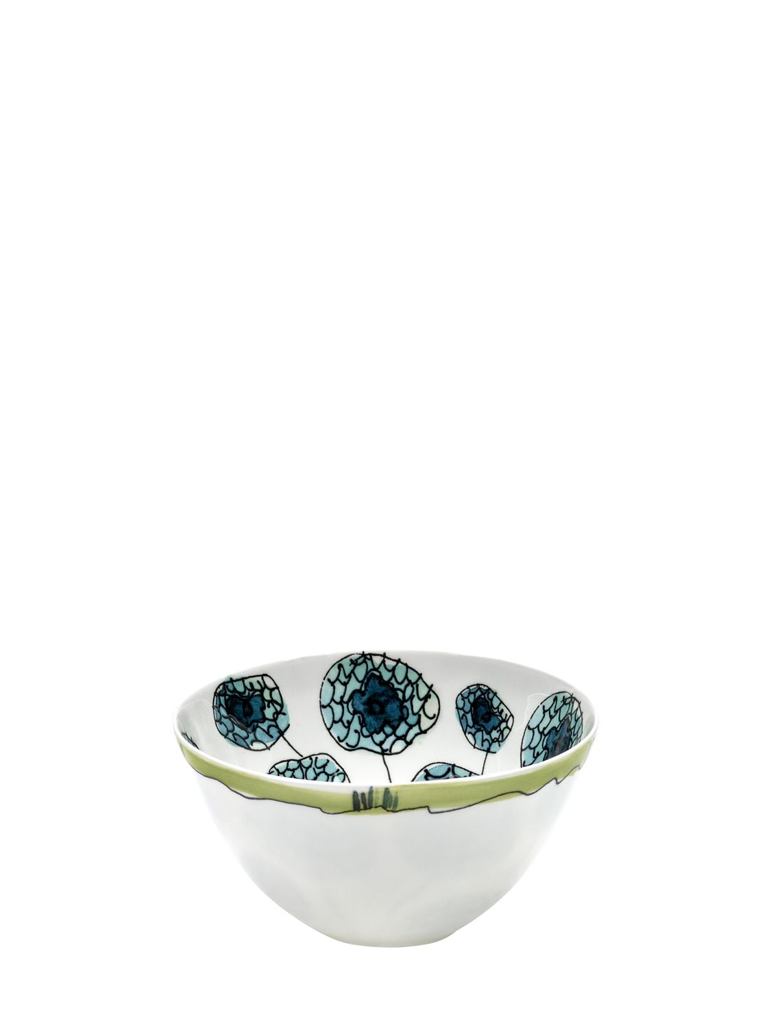 Marni By Serax Set Of 2 Anemone Vaniglia Serving Bowls In White