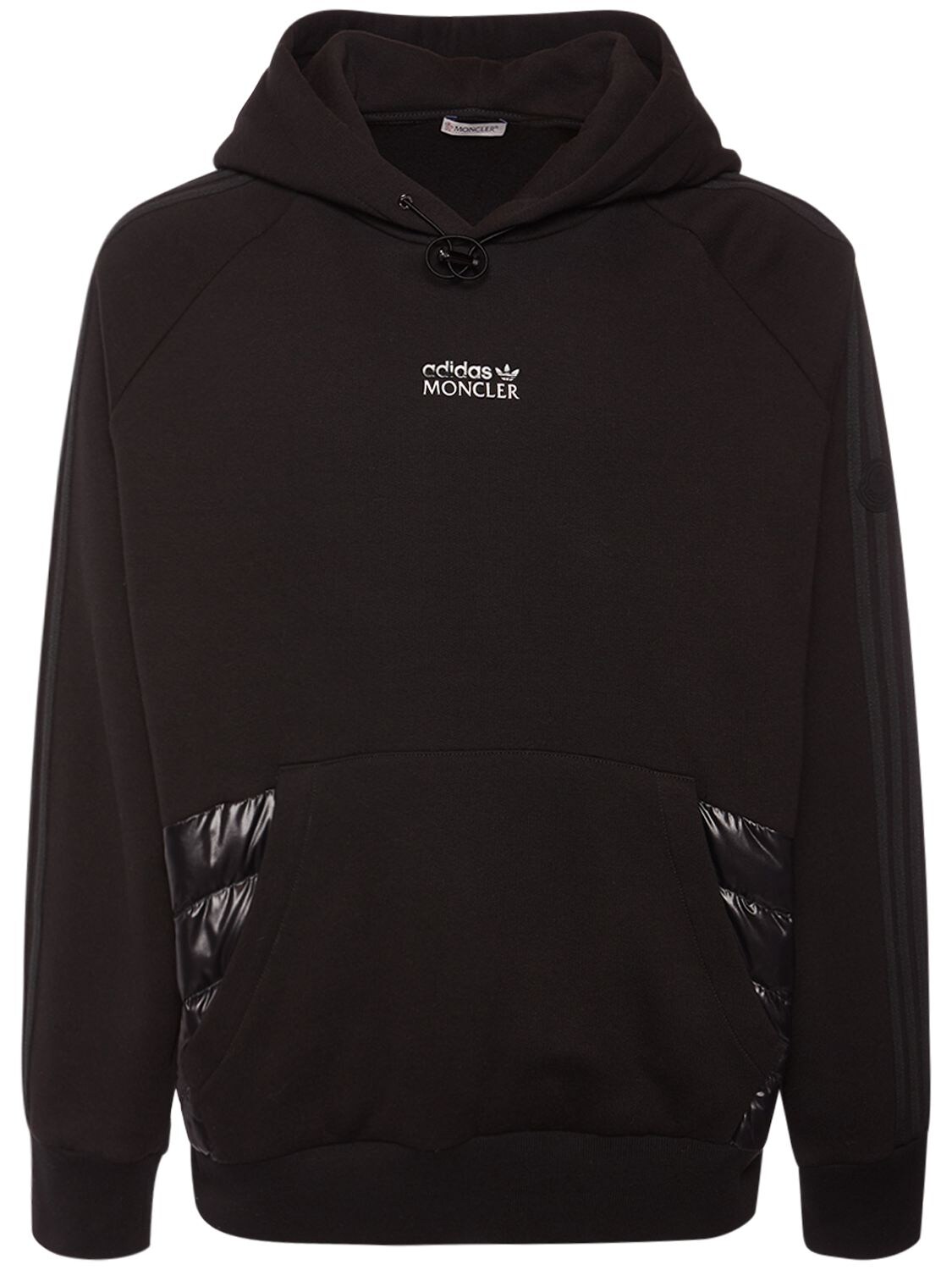 Moncler Genius Moncler X Adidas Cotton Hoodie In Black