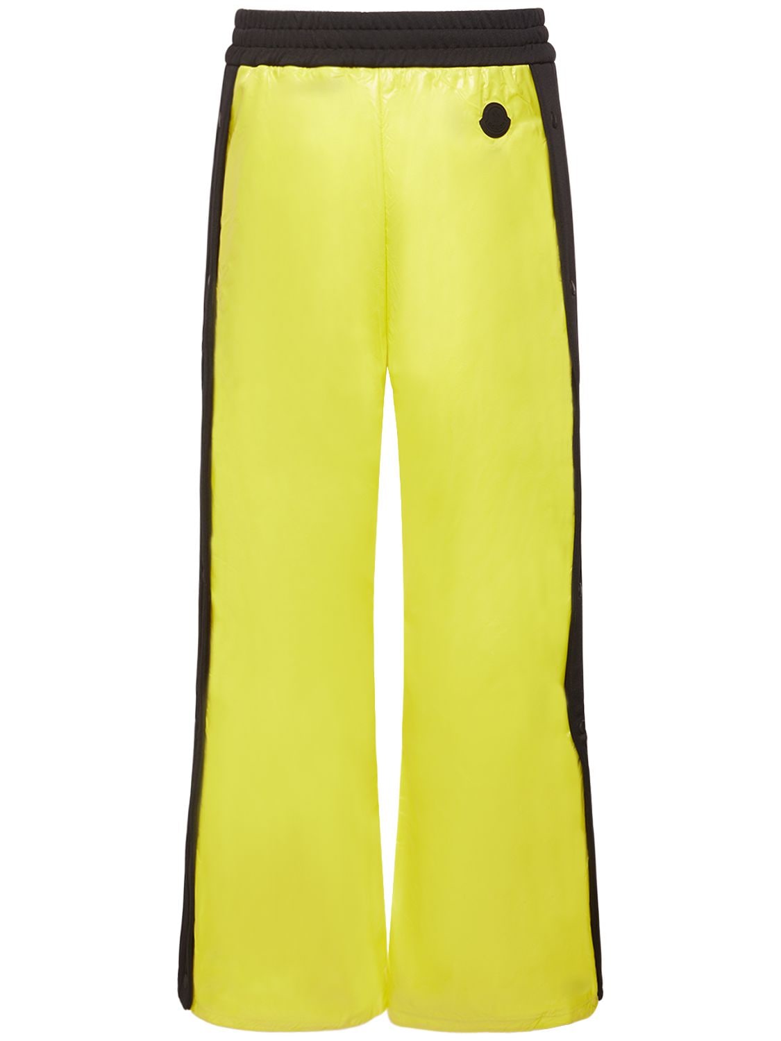 Shop Moncler Genius Moncler X Adidas Tech Sweatpants In Black,yellow