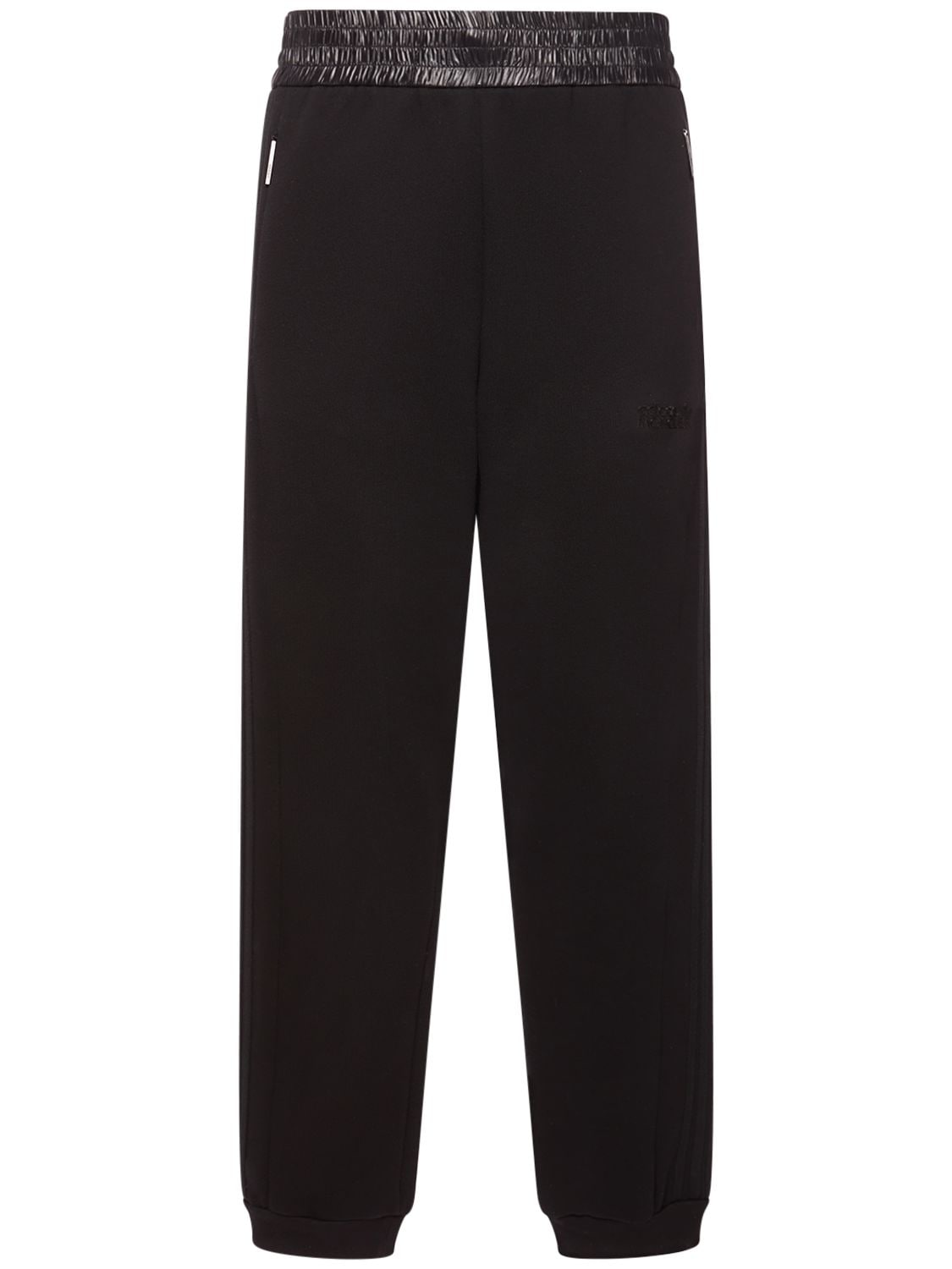 Moncler Genius Moncler X Adidas Jersey Sweatpants In Black