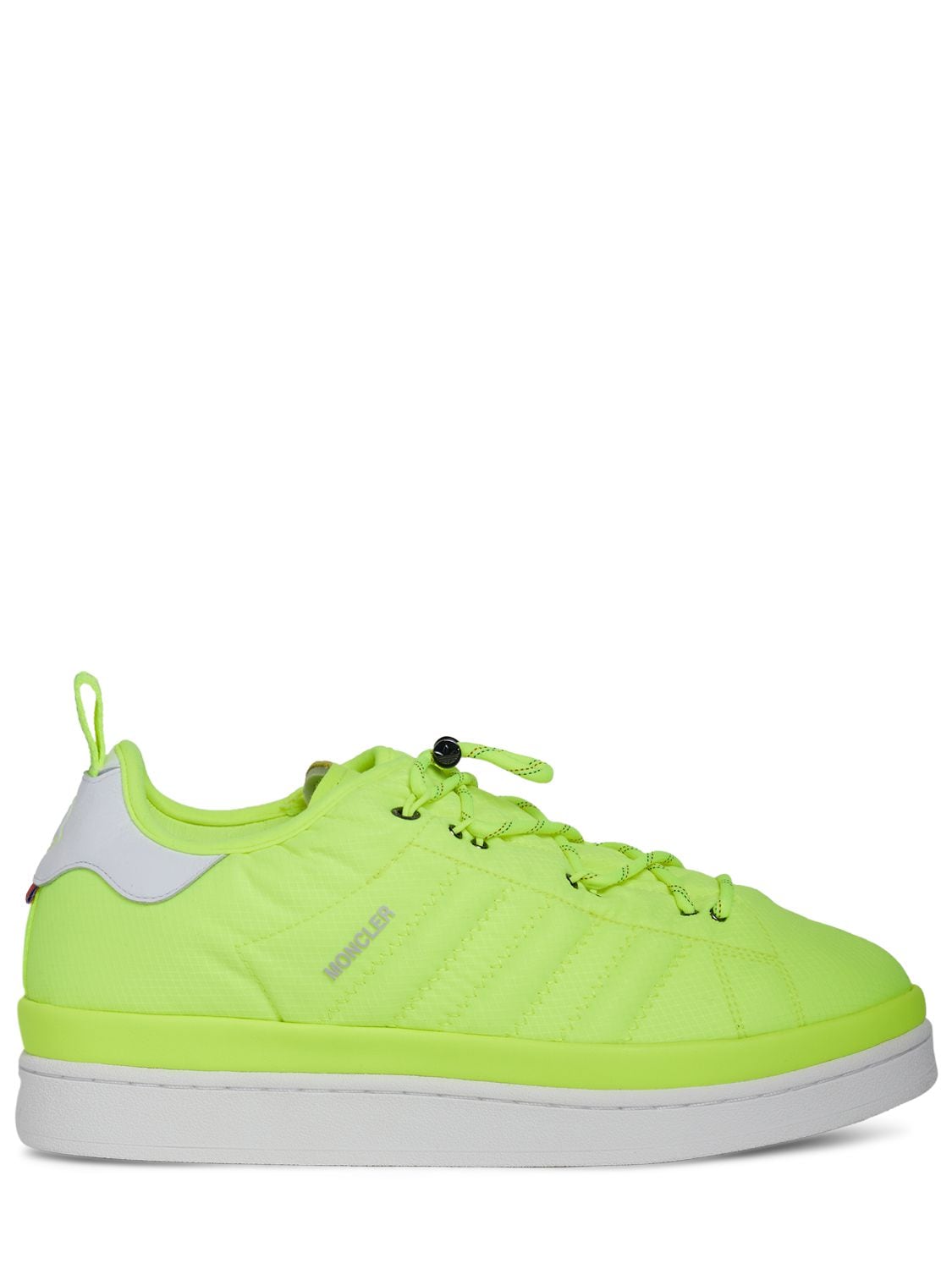Moncler Genius Moncler X Adidas Campus Leather Trainers In Bright Yellow