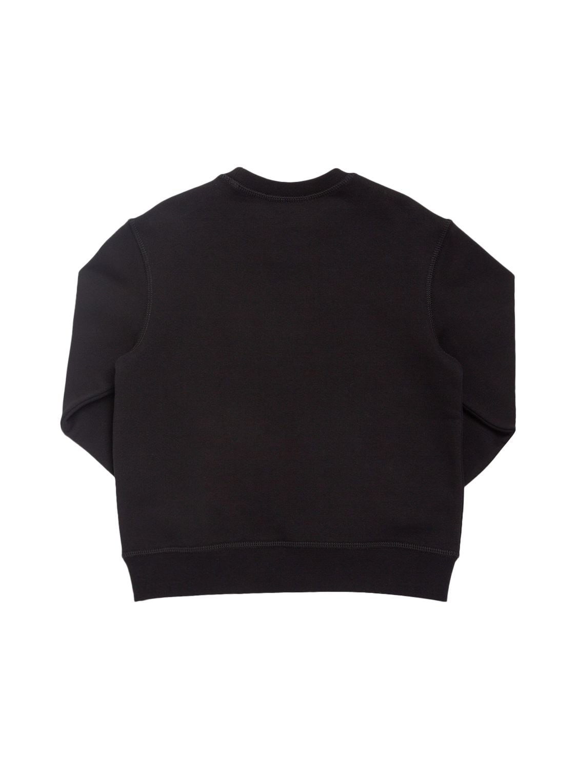 Shop Dsquared2 Icon Print Cotton Sweatshirt In Black
