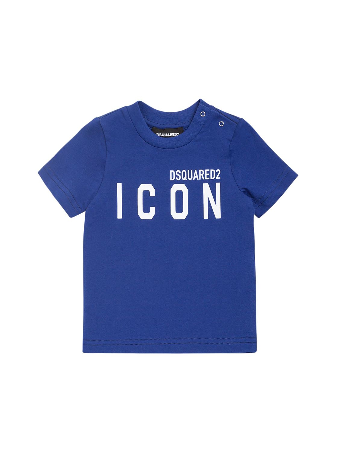 Icon Print Cotton Jersey T-shirt – KIDS-GIRLS > CLOTHING > T-SHIRTS & TANKS