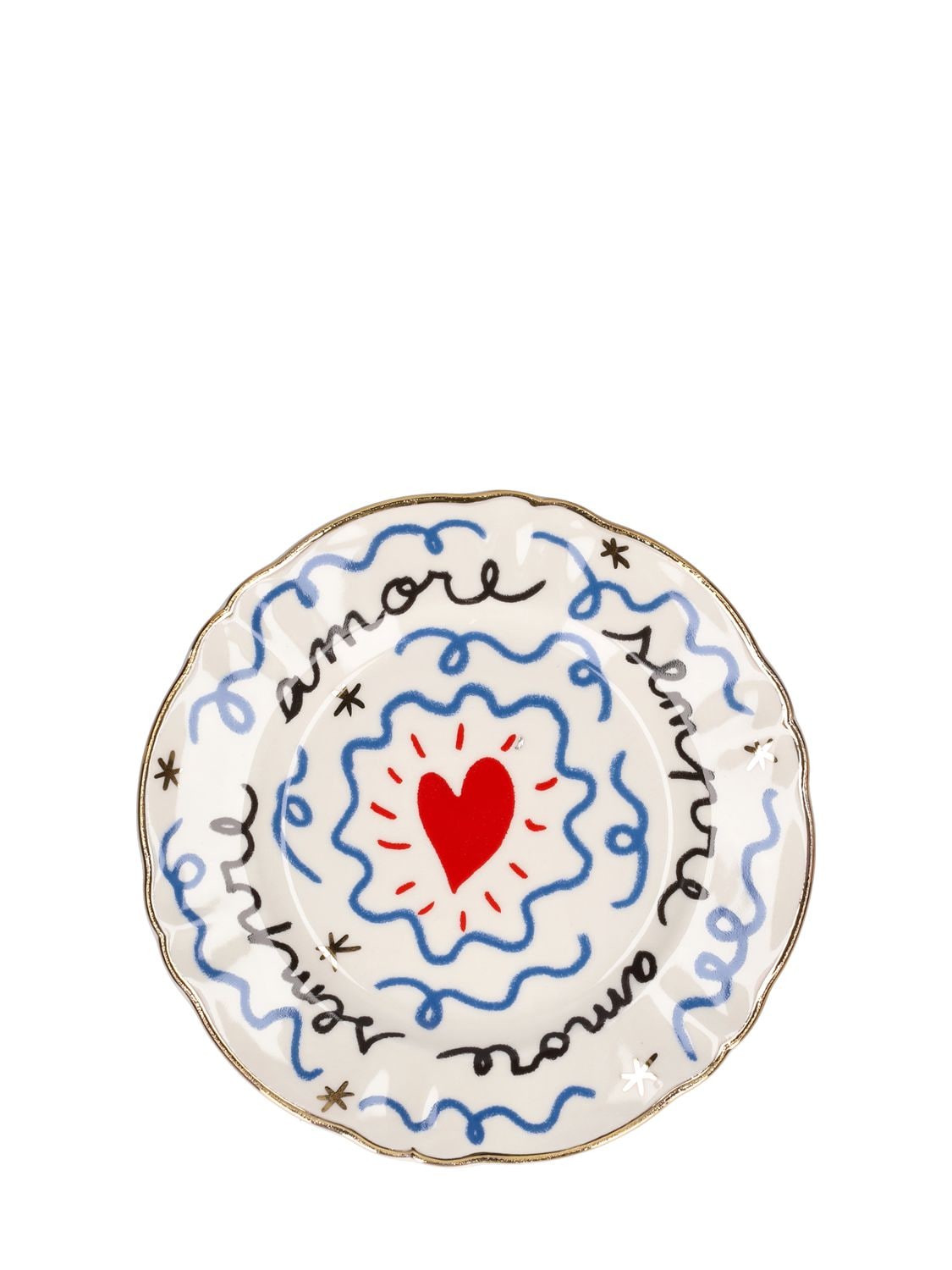 Bitossi Home Heart Plate In White