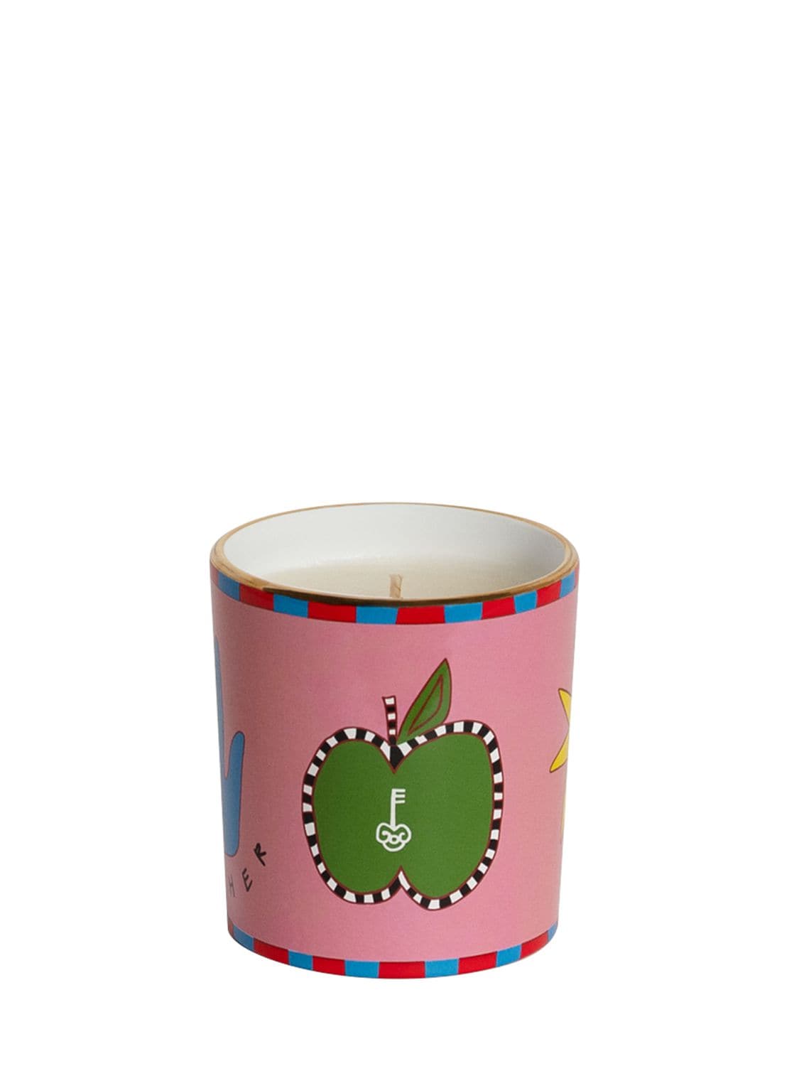 Shop Bitossi Home Joy Scented Candle In Pink