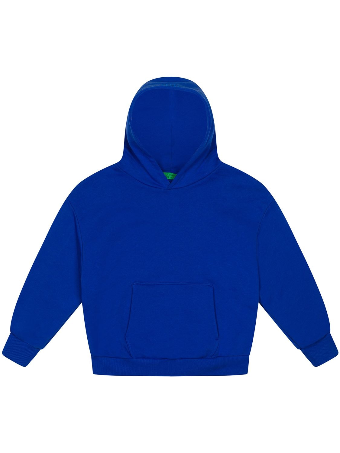 Garment Workshop Double Layer Hoodie W/ Double Embroidery In Brady Blue