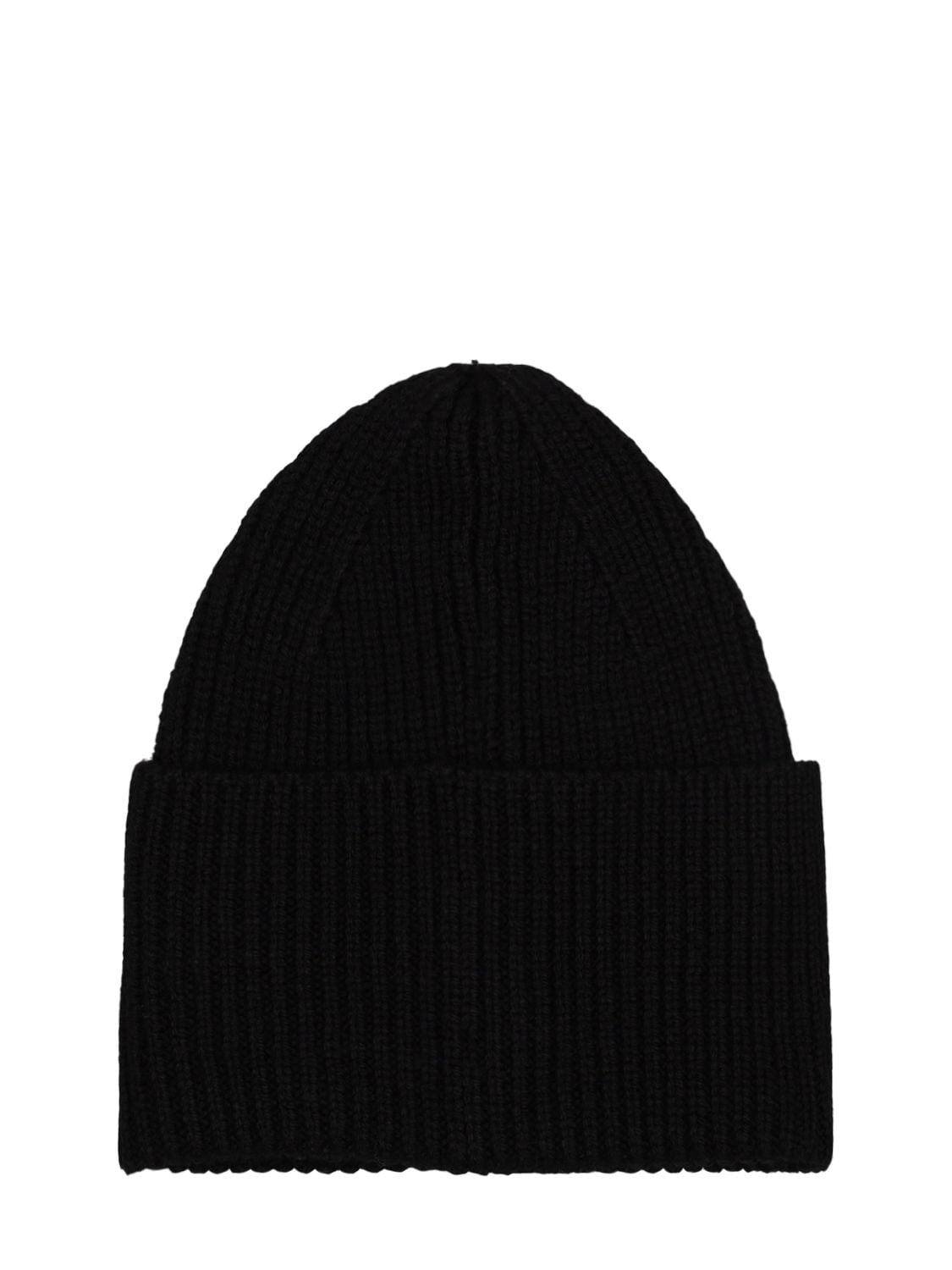 Monogram-Embroidered Wool-Blend Beanie