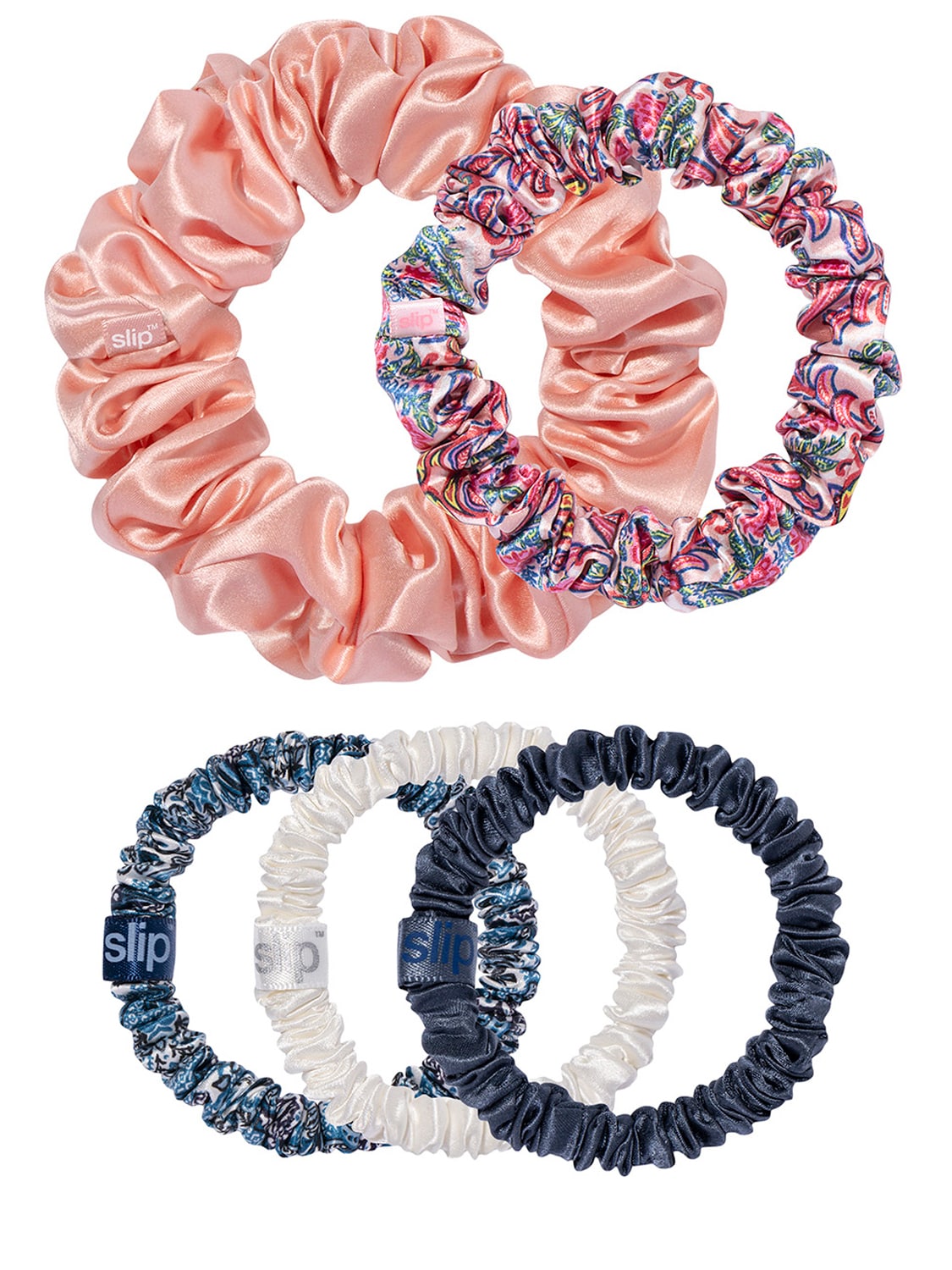Image of Set Of 5 Abbey Scrunchies